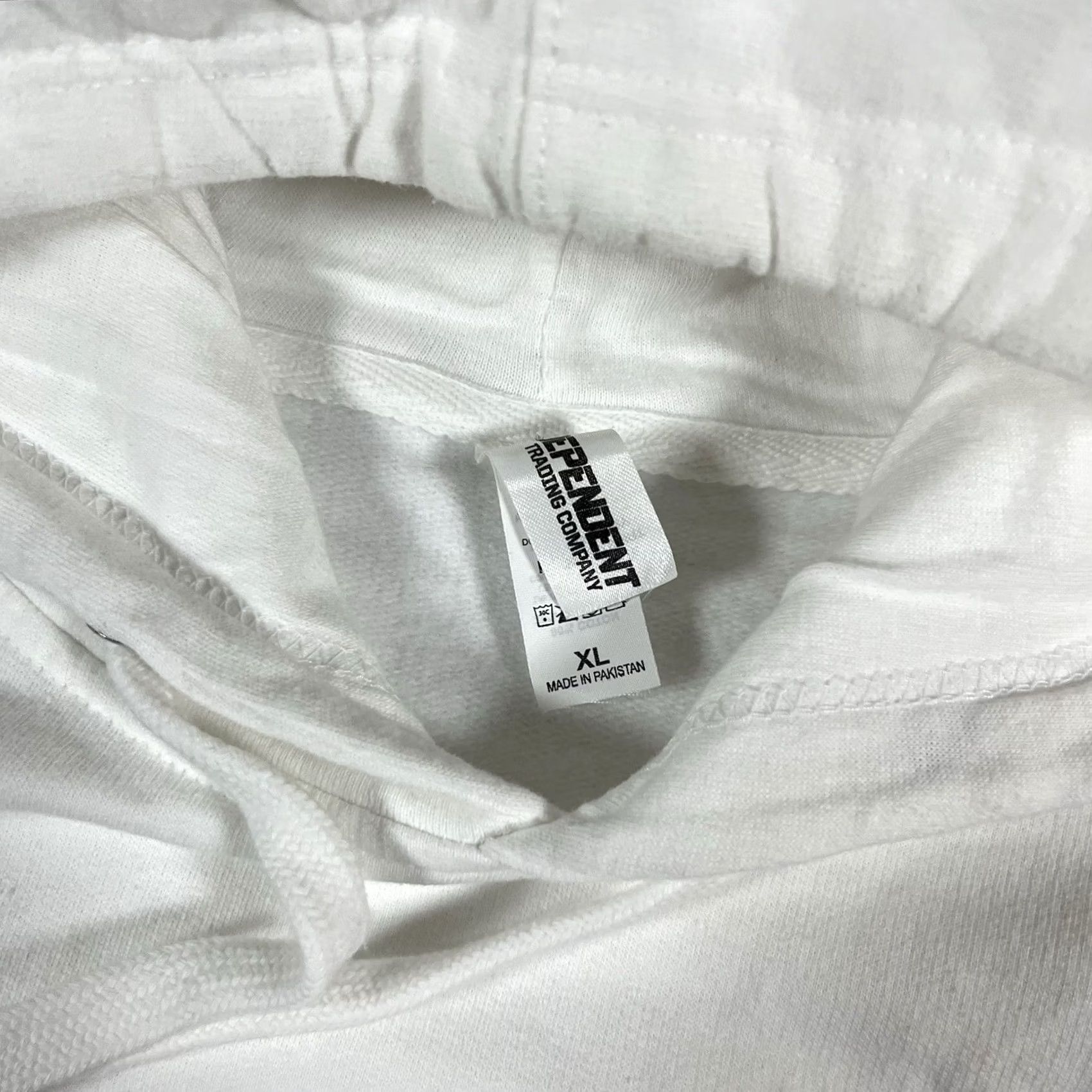 Vintage Aborted Hoodie Mens XL White Graphic Print Hooded 90s Gothic Grunge Horror Metal Sweatshirt Pullover Size US XL / EU 56 / 4 - 3 Thumbnail