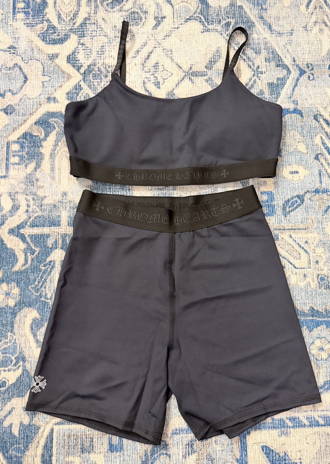 Chrome Hearts Chrome Hearts Bra+Biker Shorts Set, Medium Bra, Small Shorts Size S / US 4 / IT 40 - 2 Thumbnail