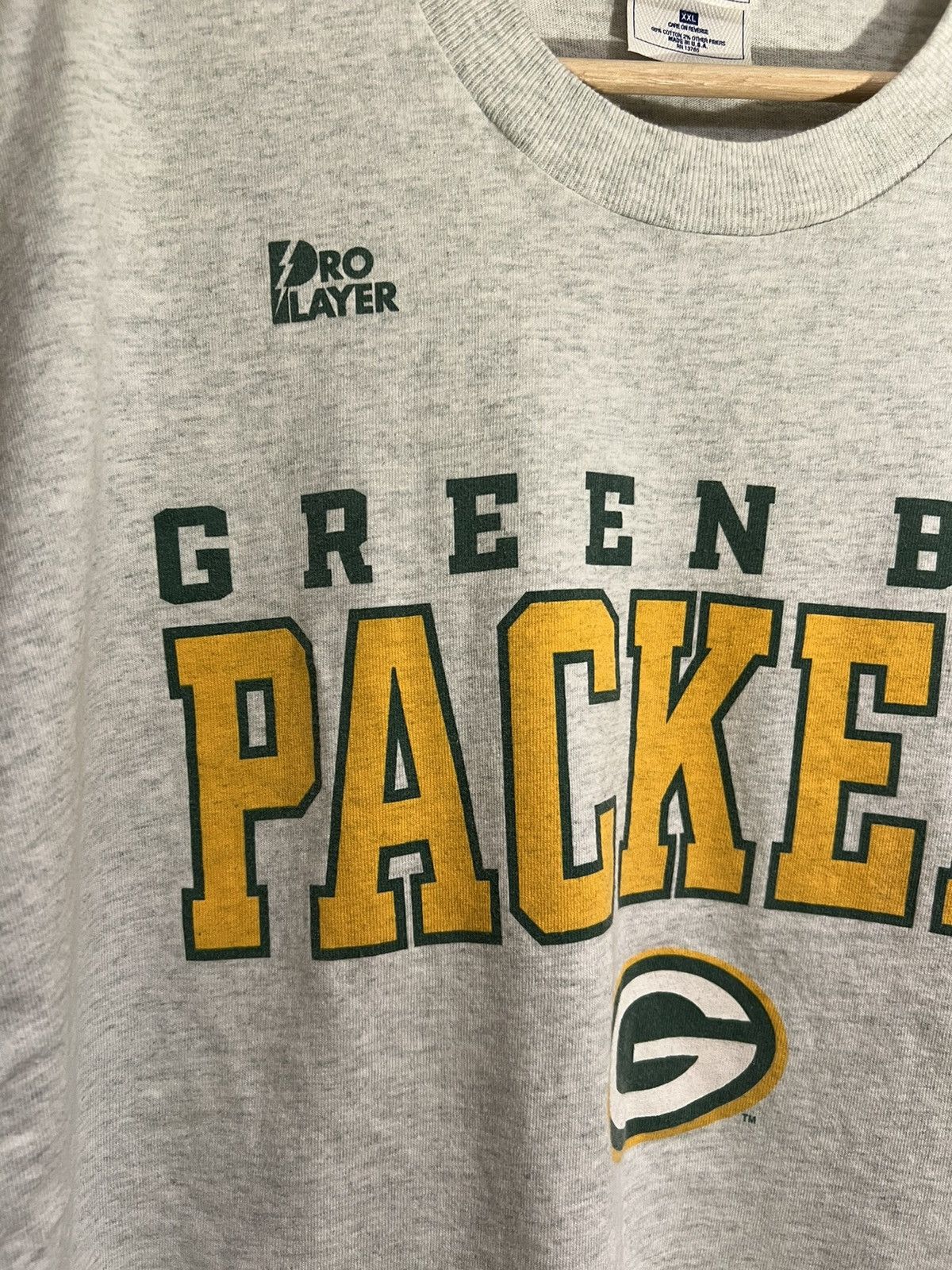 Vintage 1996 Green Bay Packers NFL Single Stitch Size US XXL / EU 58 / 5 - 3 Thumbnail
