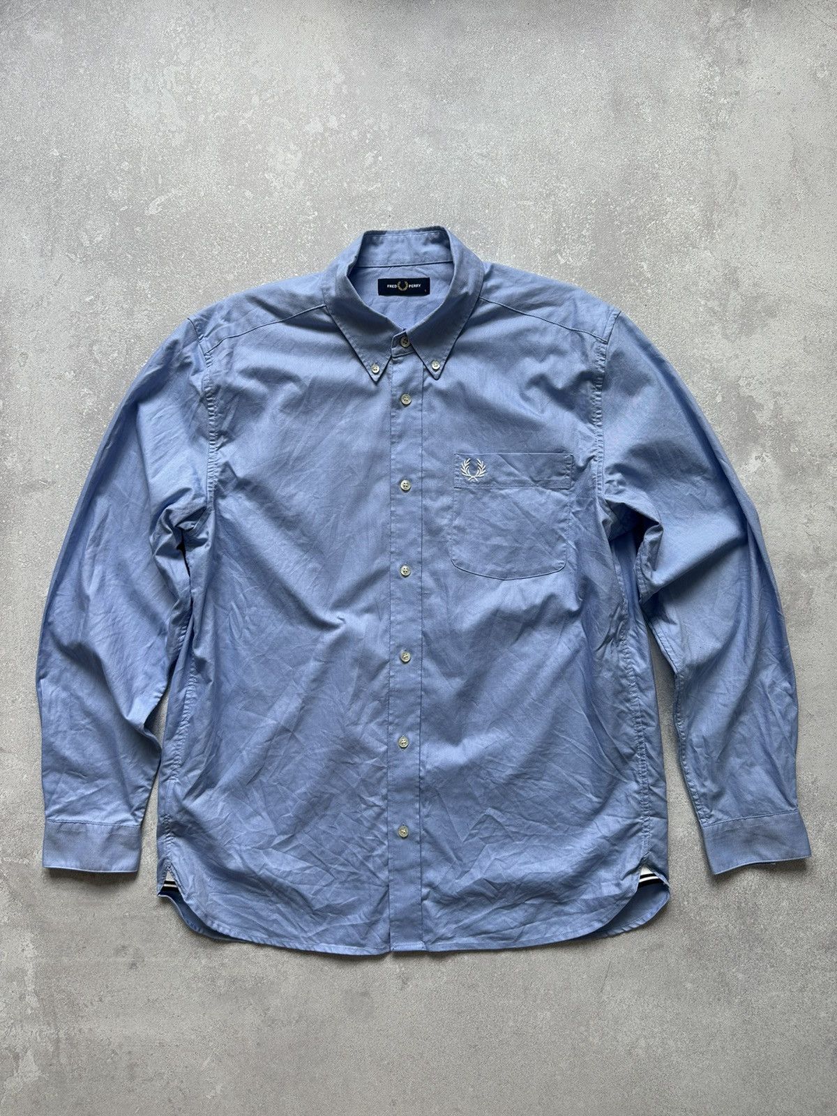 Fred Perry Fred Perry Checkered Button Down Long Sleeve Small Logo L Size US L / EU 52-54 / 3 - 1 Thumbnail