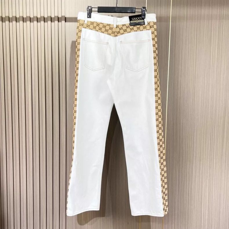 Gucci Gucci Patchwork Denim Long Pants Size 34-2506 Size 33" - 2 Thumbnail