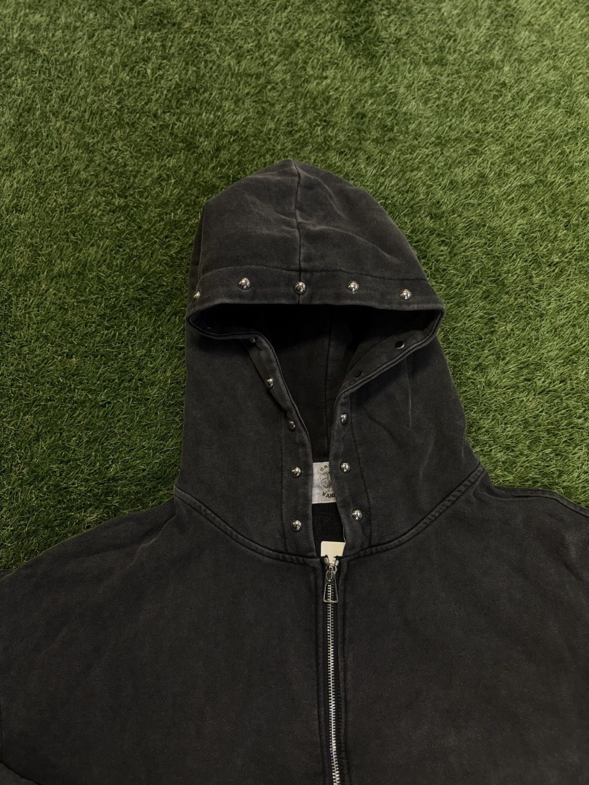 Saint Vanity Saint Vanity Zip Up Hoodie Black Zip Up Studded Size Large Size US L / EU 52-54 / 3 - 4 Thumbnail