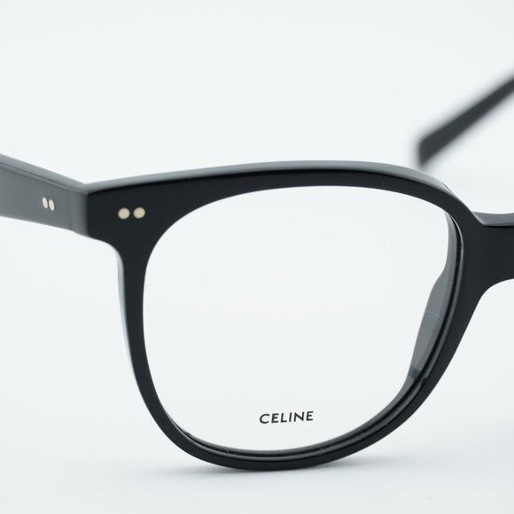 Celine Celine CL5010IN 001 Eyeglasses Black 53mm Square Frame Size ONE SIZE - 8 Thumbnail