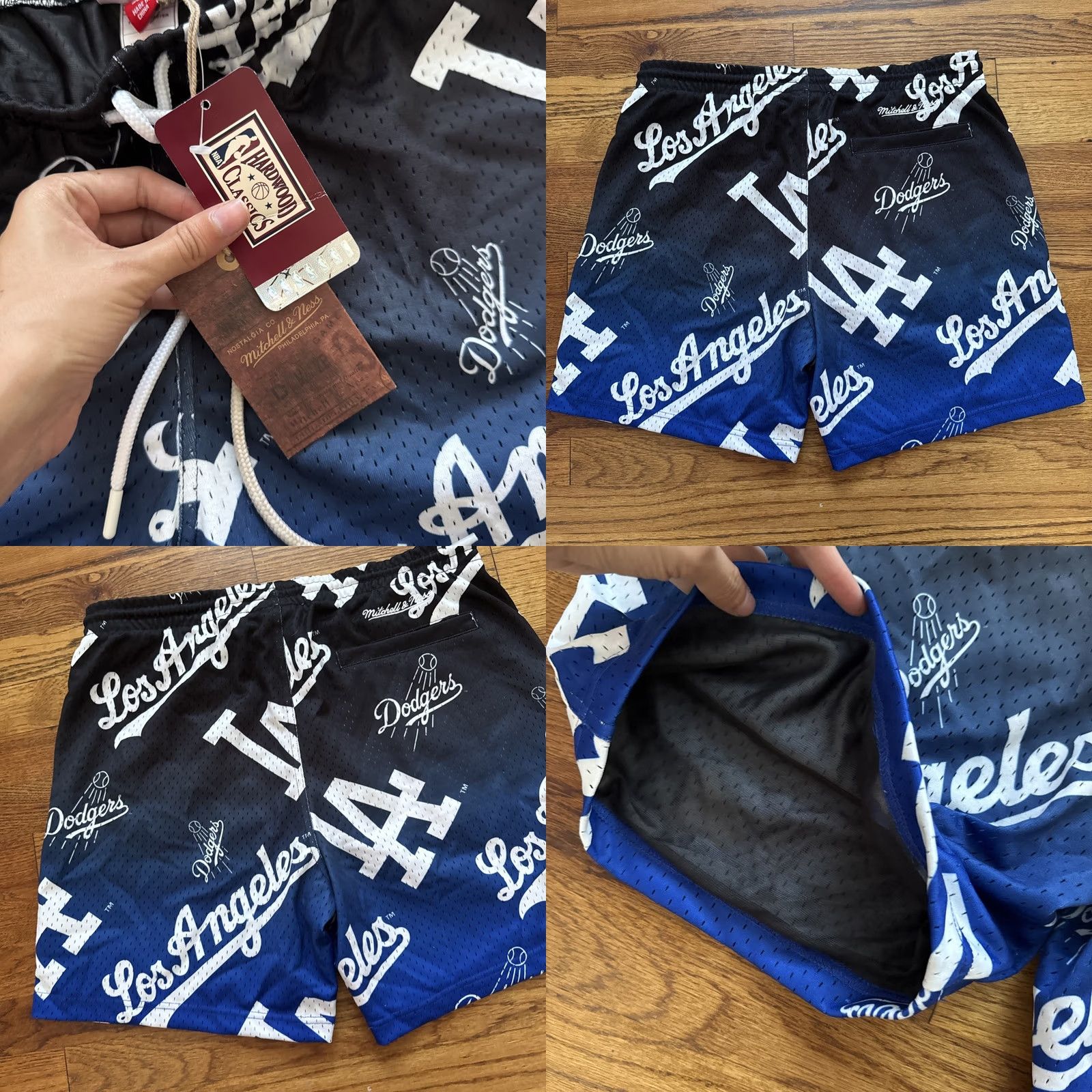 Mitchell & Ness Mitchell And Ness Dodgers Royal Swingman Shorts Men’s XL C13 Blue Cargo Angles? Size US 36 / EU 52 - 8 Thumbnail
