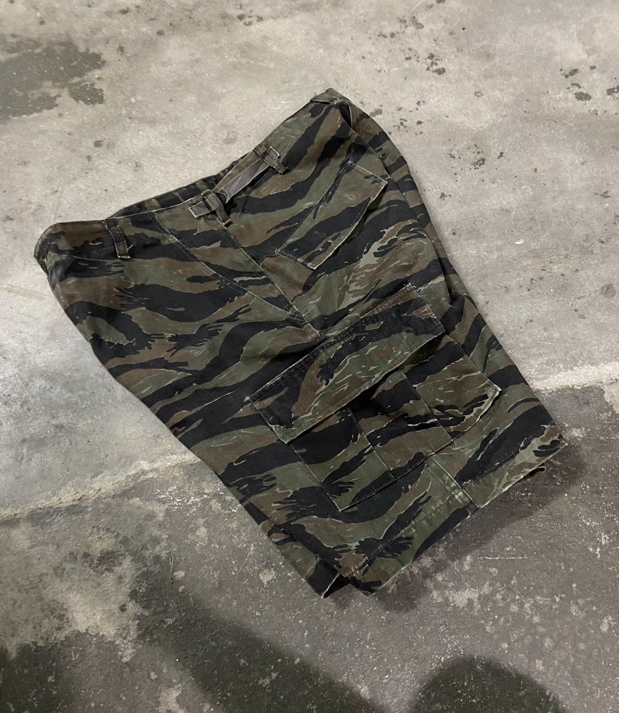Mister Freedom × Other Vintage Tigers Stripe Shorts Size US 36 / EU 52 - 9 Thumbnail