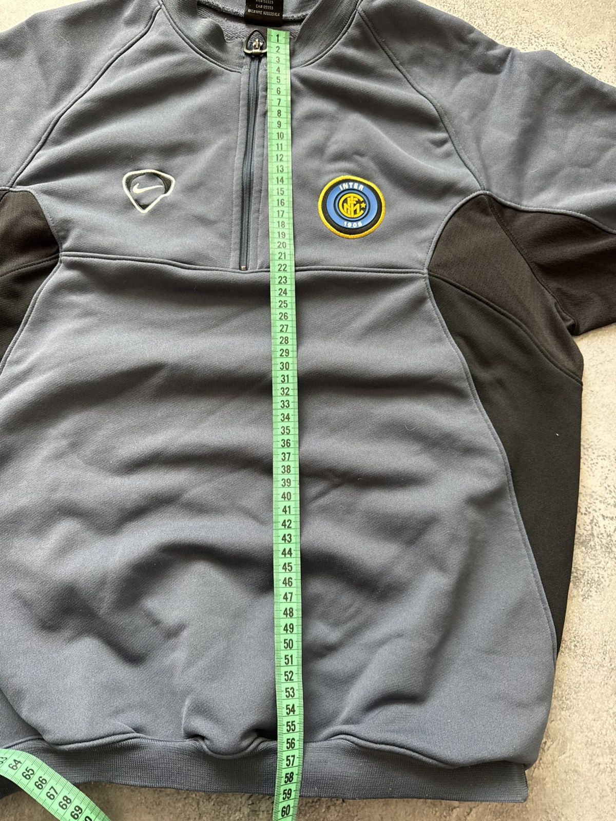 Nike Vintage 2000/2001 Nike Inter Milan 1/4 Zip Training Top Size US M / EU 48-50 / 2 - 9 Thumbnail