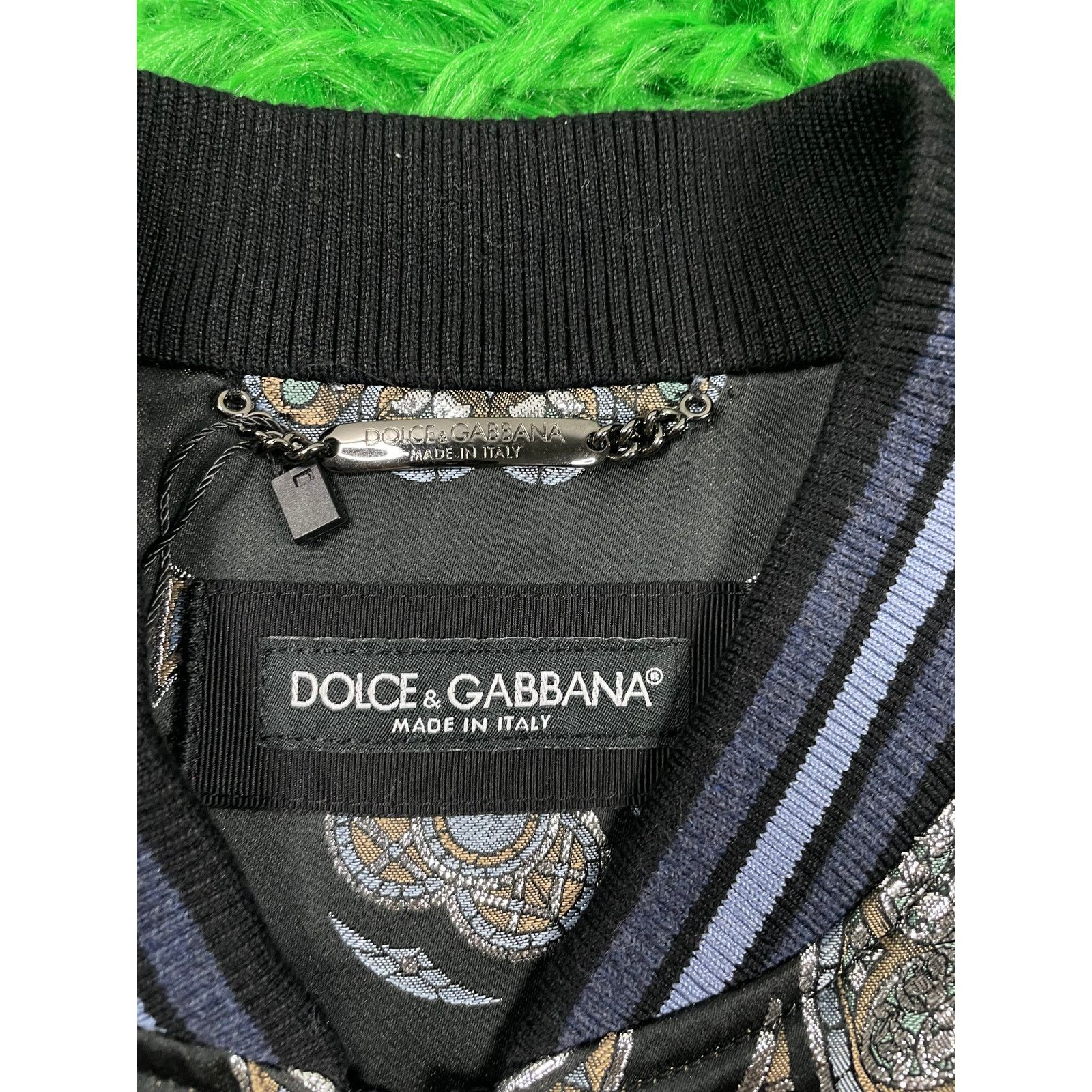 Dolce & Gabbana D&G Blazer Jacket Silver Blue 48 Used Size US M / EU 48-50 / 2 - 3 Thumbnail