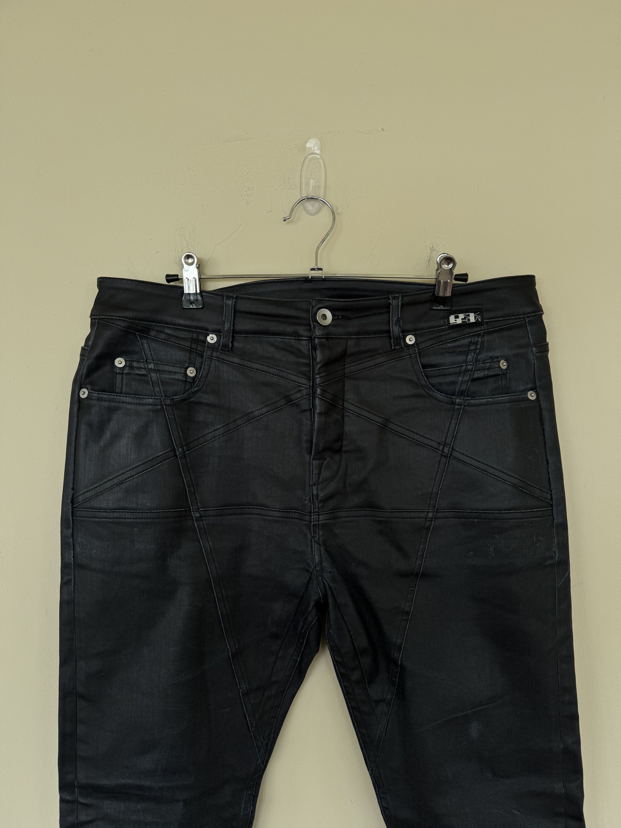 Rick Owens Vintage Rick Owens Waxed Pentagram Pants Size US 33 - 3 Thumbnail