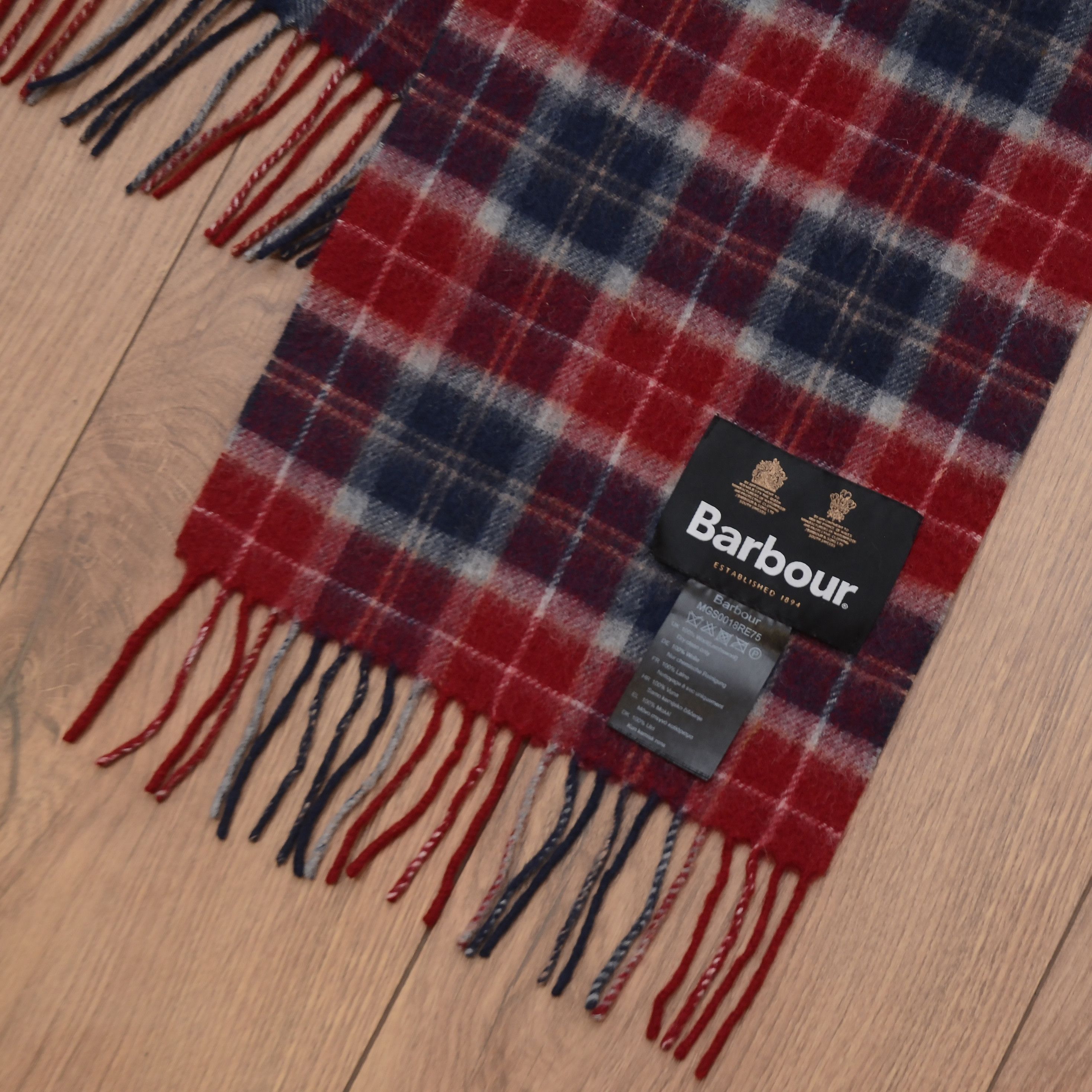 Barbour Barbour Winter Tartan Nova Check 100% Lambswool Scarf Unisex Size ONE SIZE - 8 Thumbnail