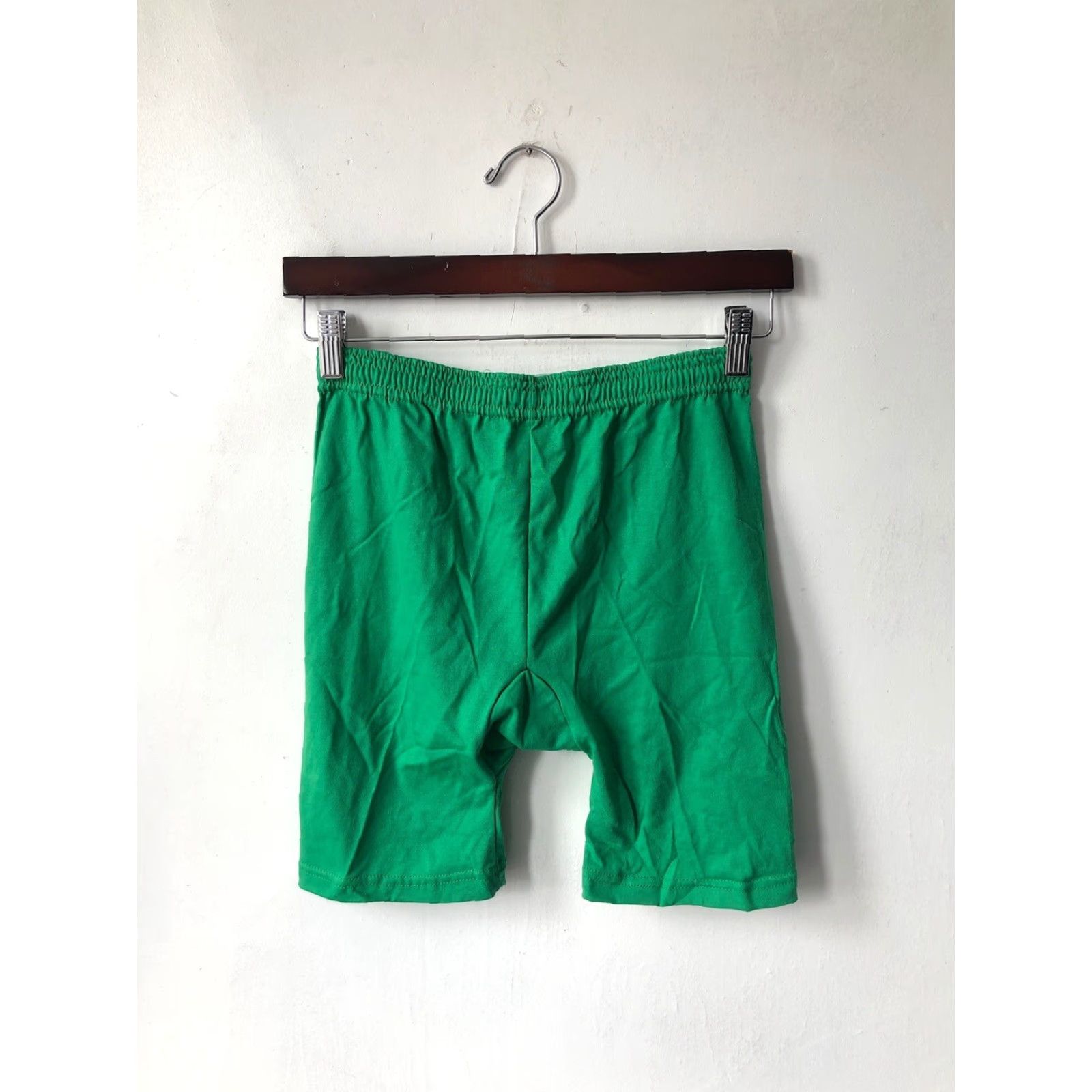 Russell Athletic VINTAGE Russell Athletic Mens Shorts Athletic 90s Green Cotton Blend Drawstring NWOT Deadstock 9” rise 4.5” inseam Size US 29 - 4 Thumbnail