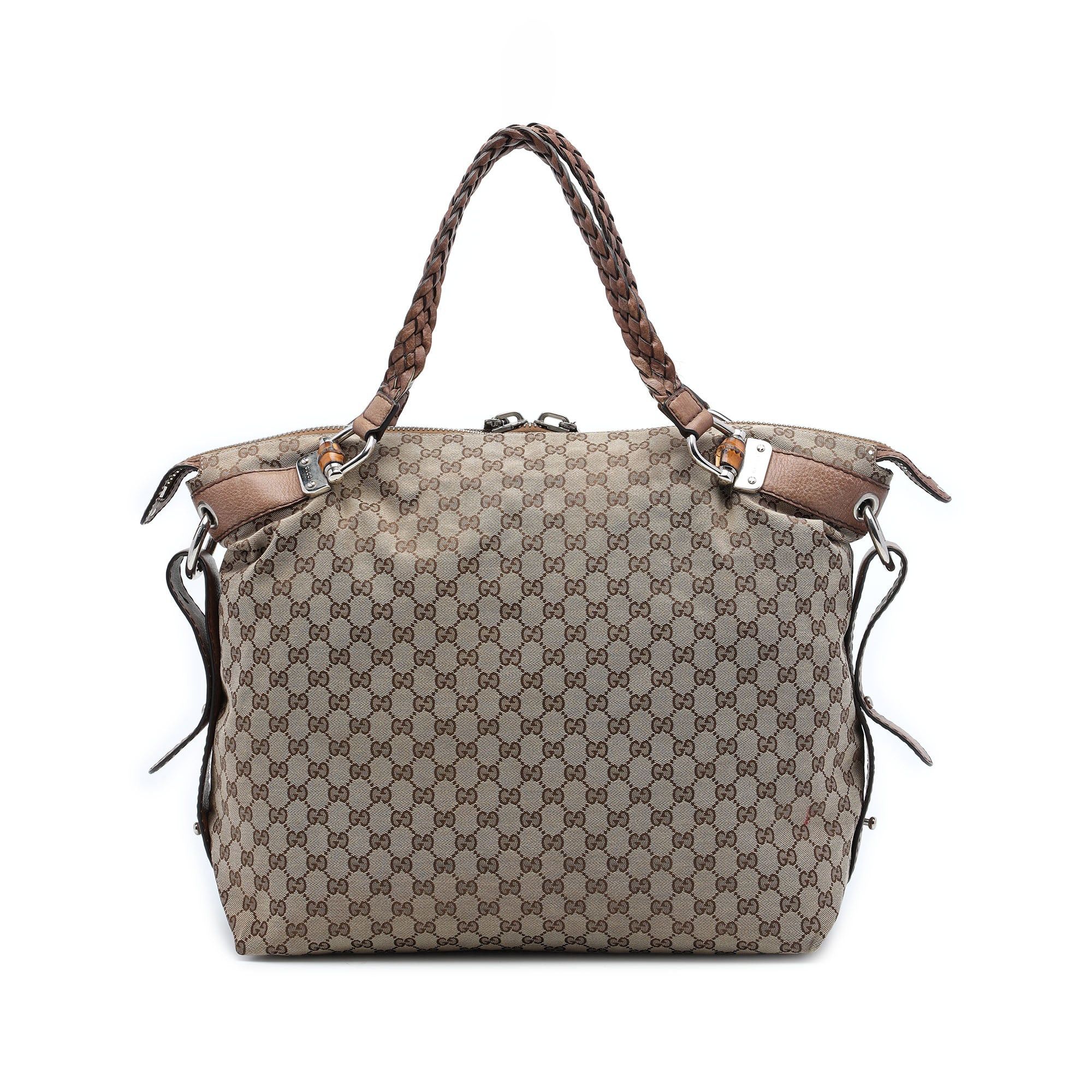 Gucci GG Canvas Bamboo Bar Tote Size ONE SIZE - 1 Thumbnail