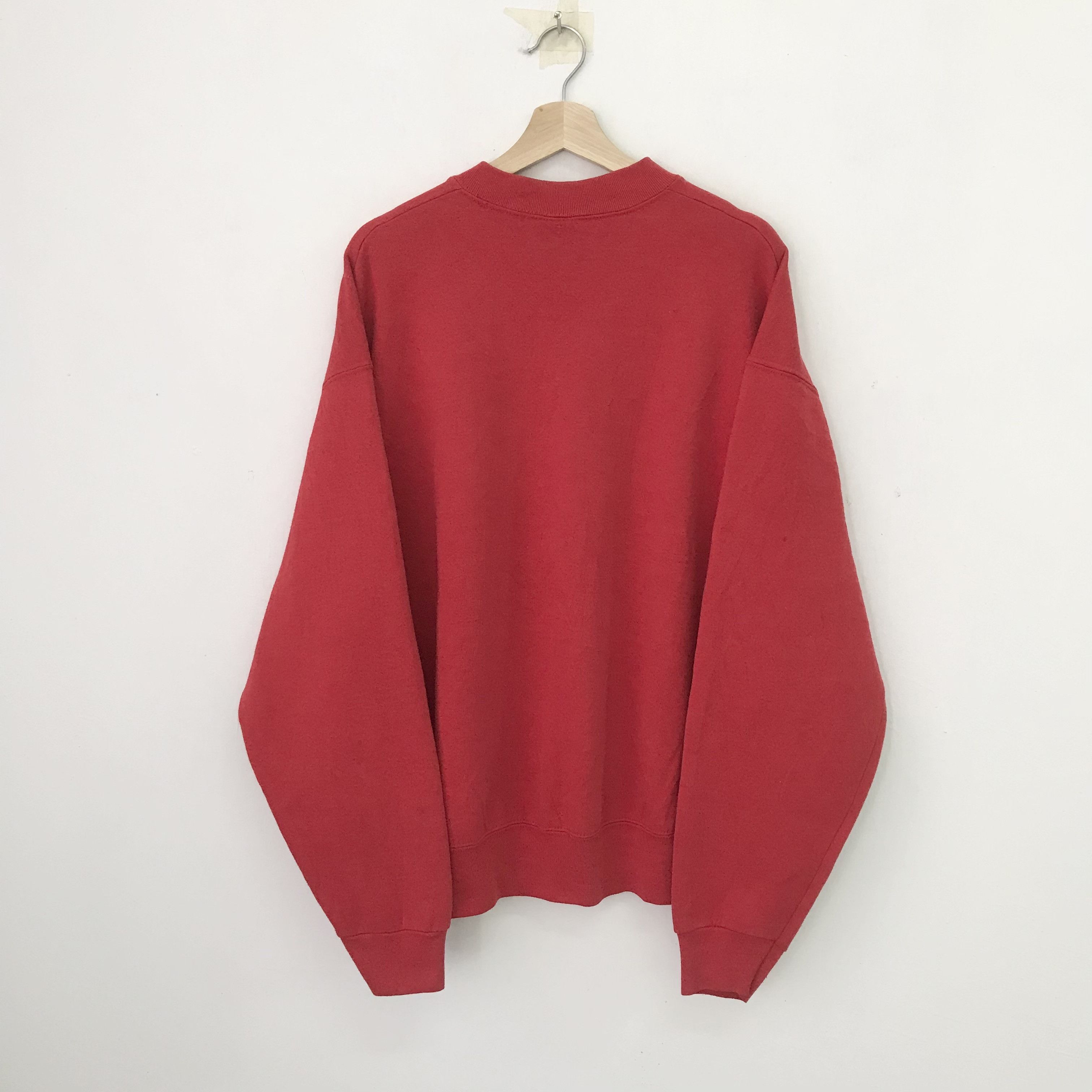 Vintage Vintage 90's Creek Staff Red Sweatshirt - 600 Size US XXL / EU 58 / 5 - 2 Thumbnail