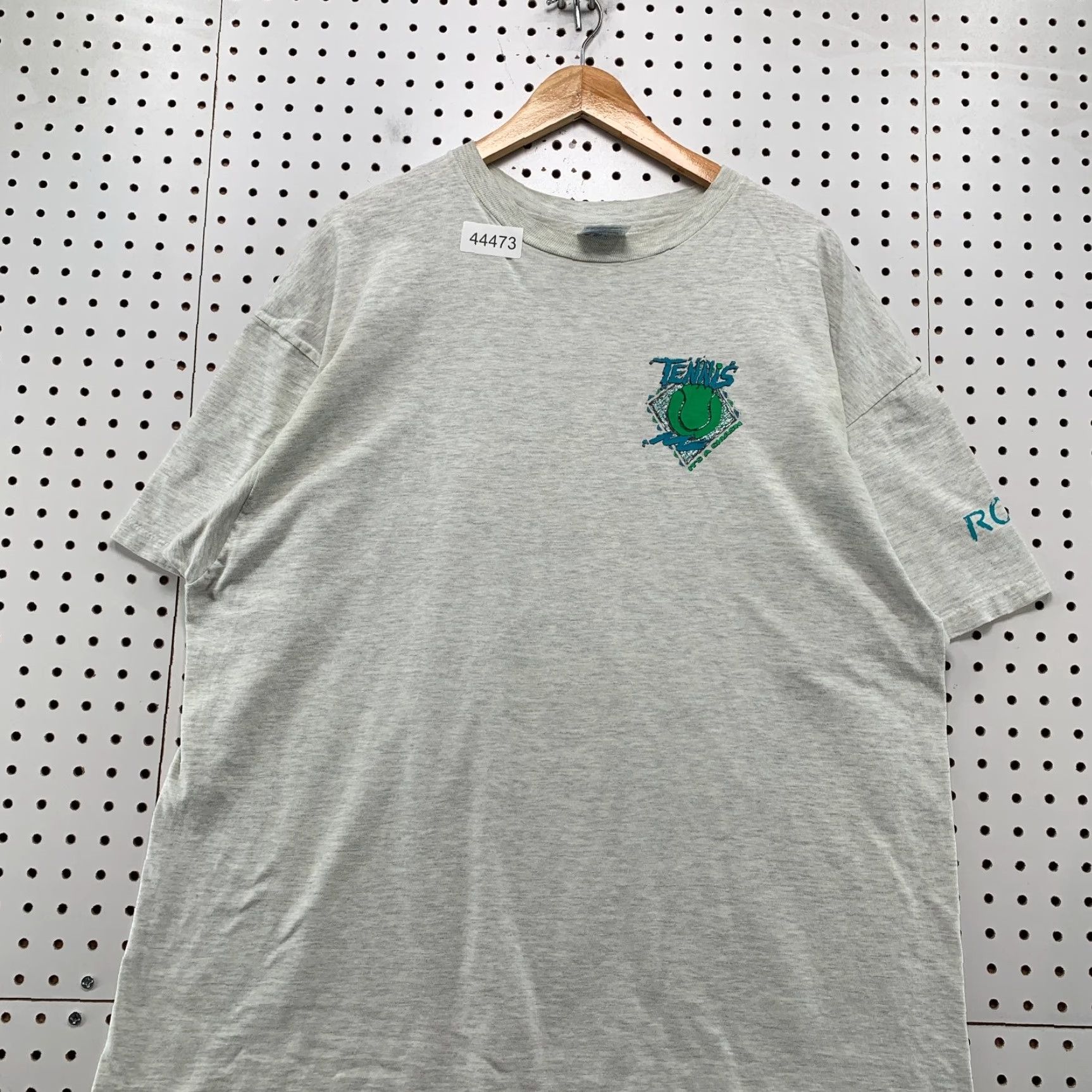 Hanes VINTAGE Hanes T-Shirt Tennis Shirt Mens 2XL Gray 90s Sports Cotton Hanes Beefy-T Mens 2XL 90s Tournament Baseball Football Size US XXL / EU 58 / 5 - 3 Thumbnail