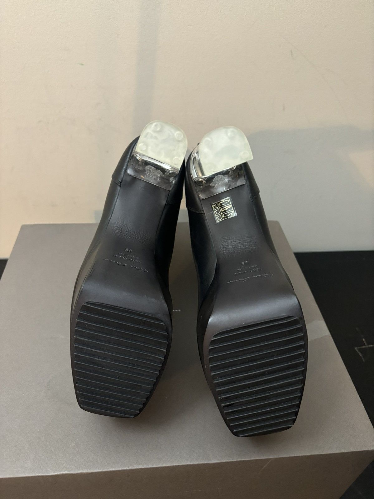 Rick Owens Rick Owens Open Toe Minimal Grill Kiss Boots Black Size US 6 / EU 39 - 8 Thumbnail