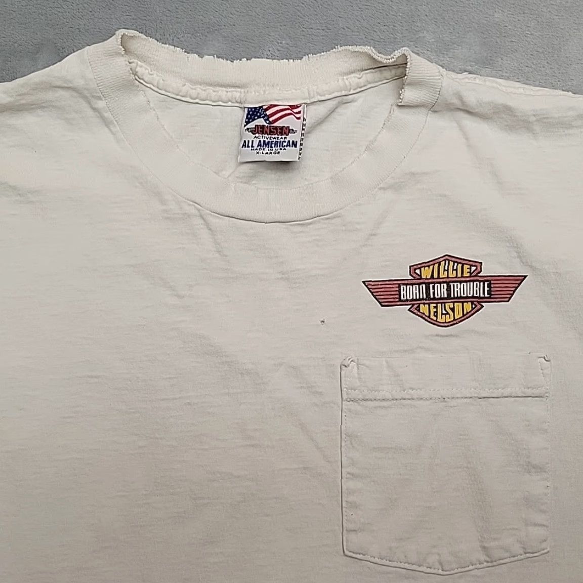 Vintage VINTAGE Willie Nelson Shirt Mens XL American Legend Country Made In The USA Tee Size US XL / EU 56 / 4 - 3 Thumbnail