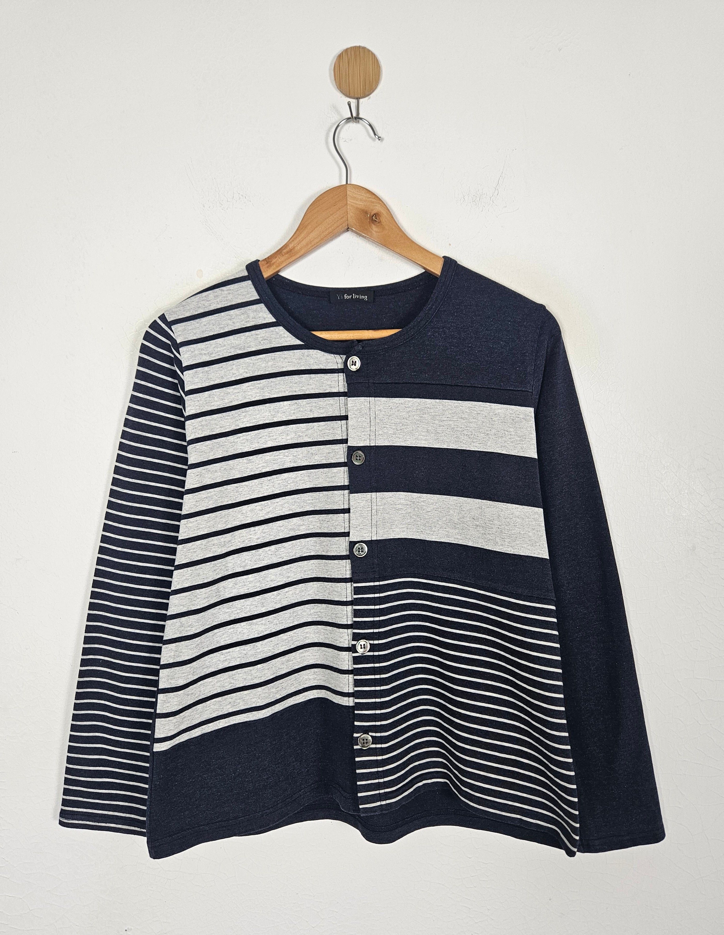 Yohji Yamamoto Y's for living Yohji Yamamoto stripe shirt Size US S / EU 44-46 / 1 - 1 Thumbnail