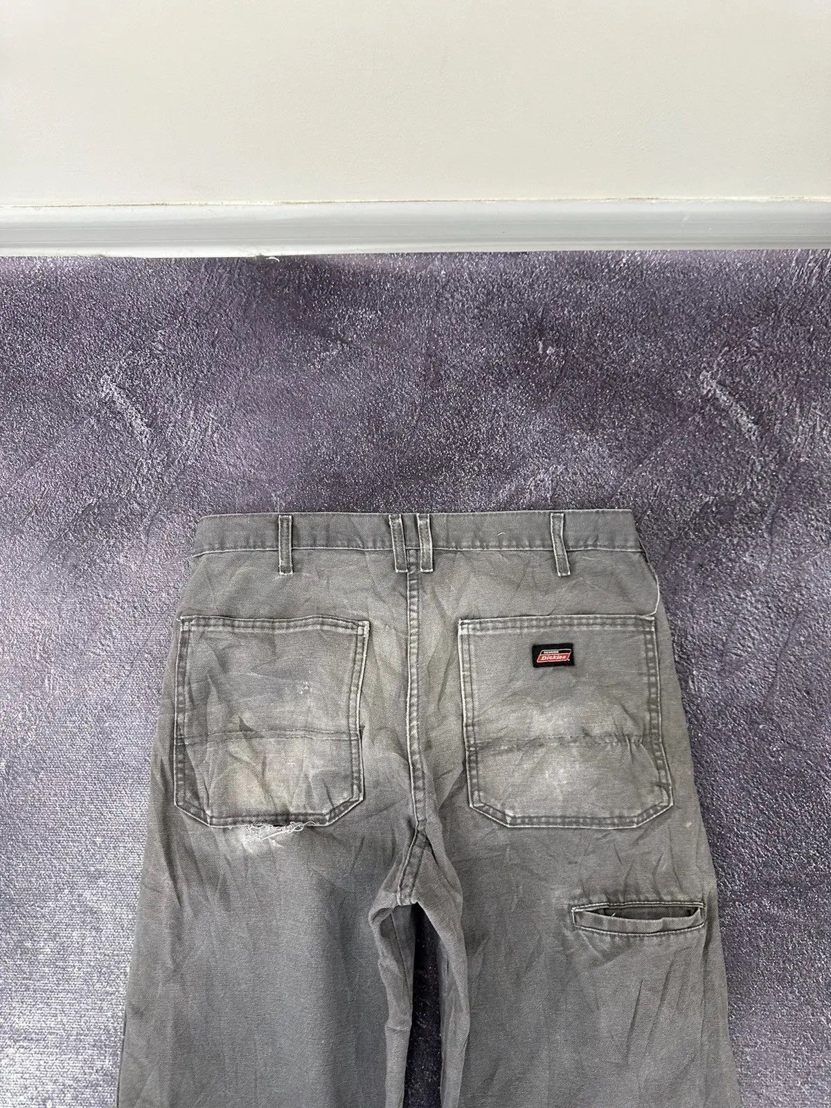 Dickies × Vintage Vintage Dickies USA Faded Gray Work Hype Pants Jeans Size US 32 / EU 48 - 5 Thumbnail
