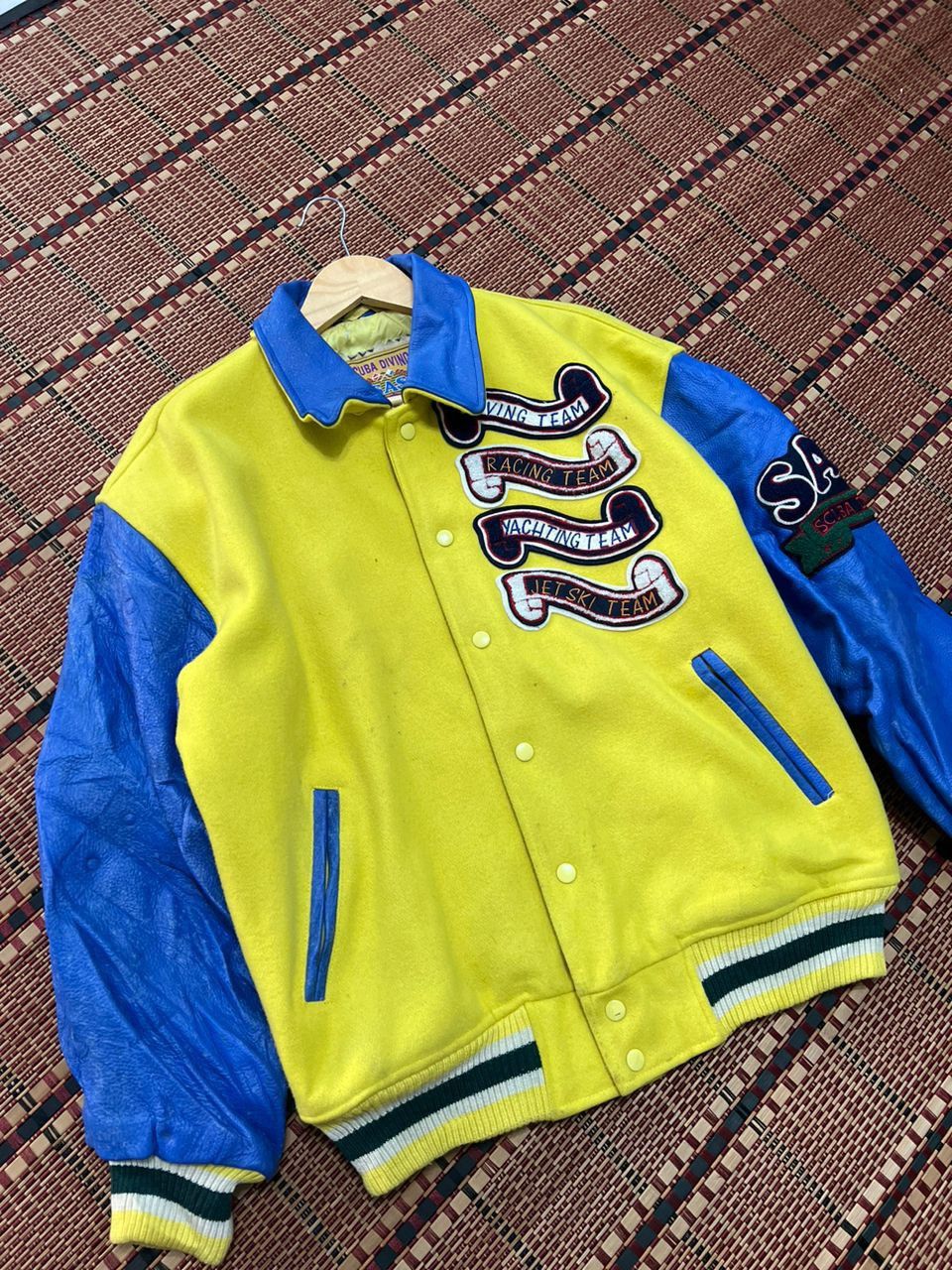 Vintage Vintage SAS Scuba Diving Varsity Jacket Size US L / EU 52-54 / 3 - 4 Thumbnail