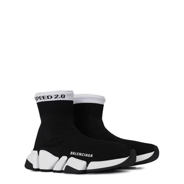 Balenciaga o1g2r1mq0924 Trainers in Black & White Size US 6 / IT 36 - 3 Thumbnail