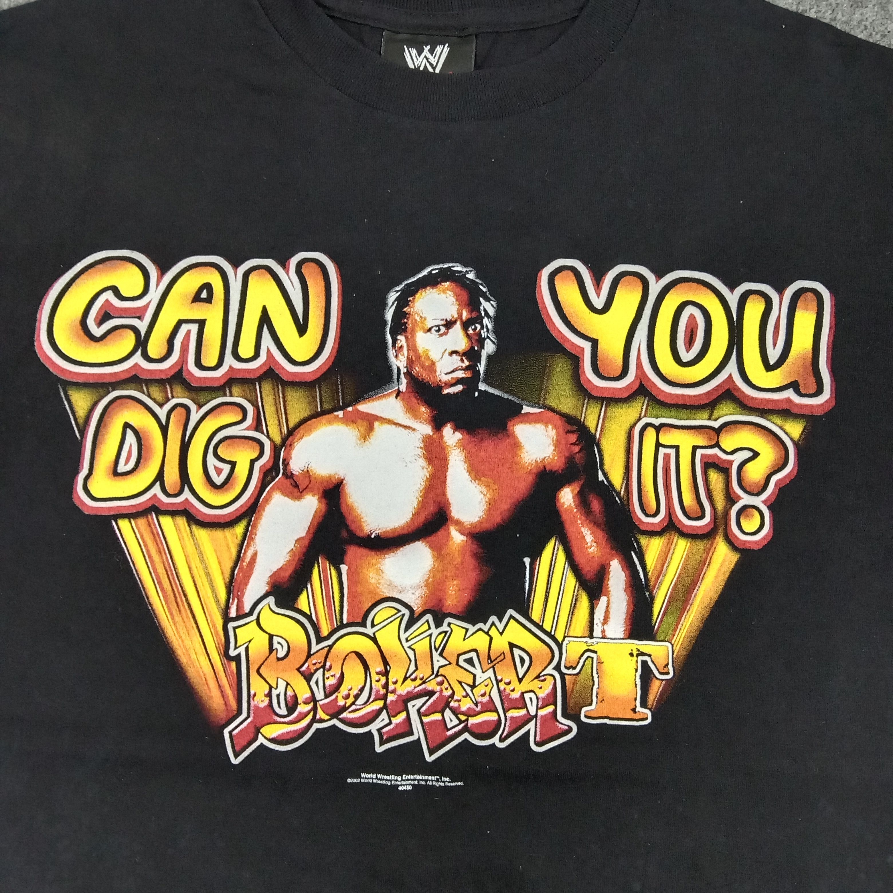 Vintage × WWE × WWF Boker T American Wrestling WWE Sport Tshirt Size US M / EU 48-50 / 2 - 2 Thumbnail