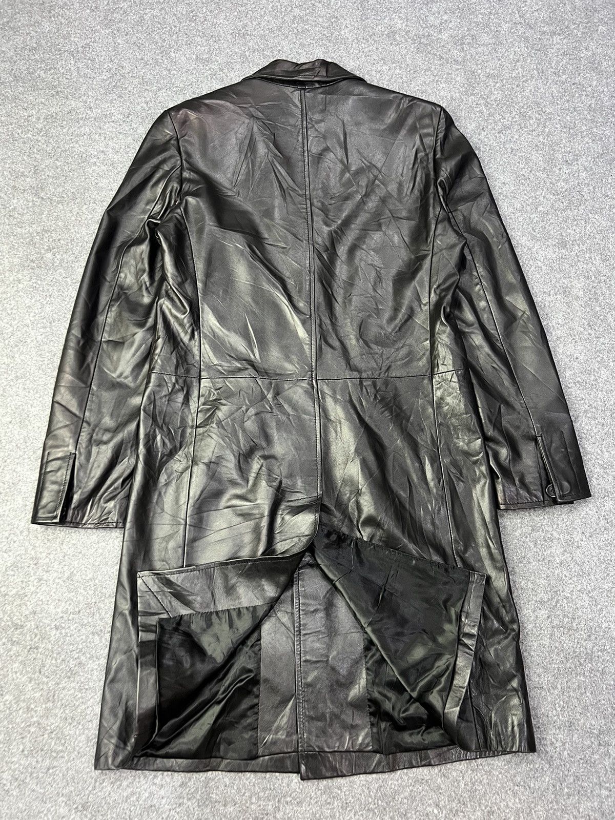 Versace Versace Leather Coats Size XL / US 12-14 / IT 48-50 - 7 Thumbnail