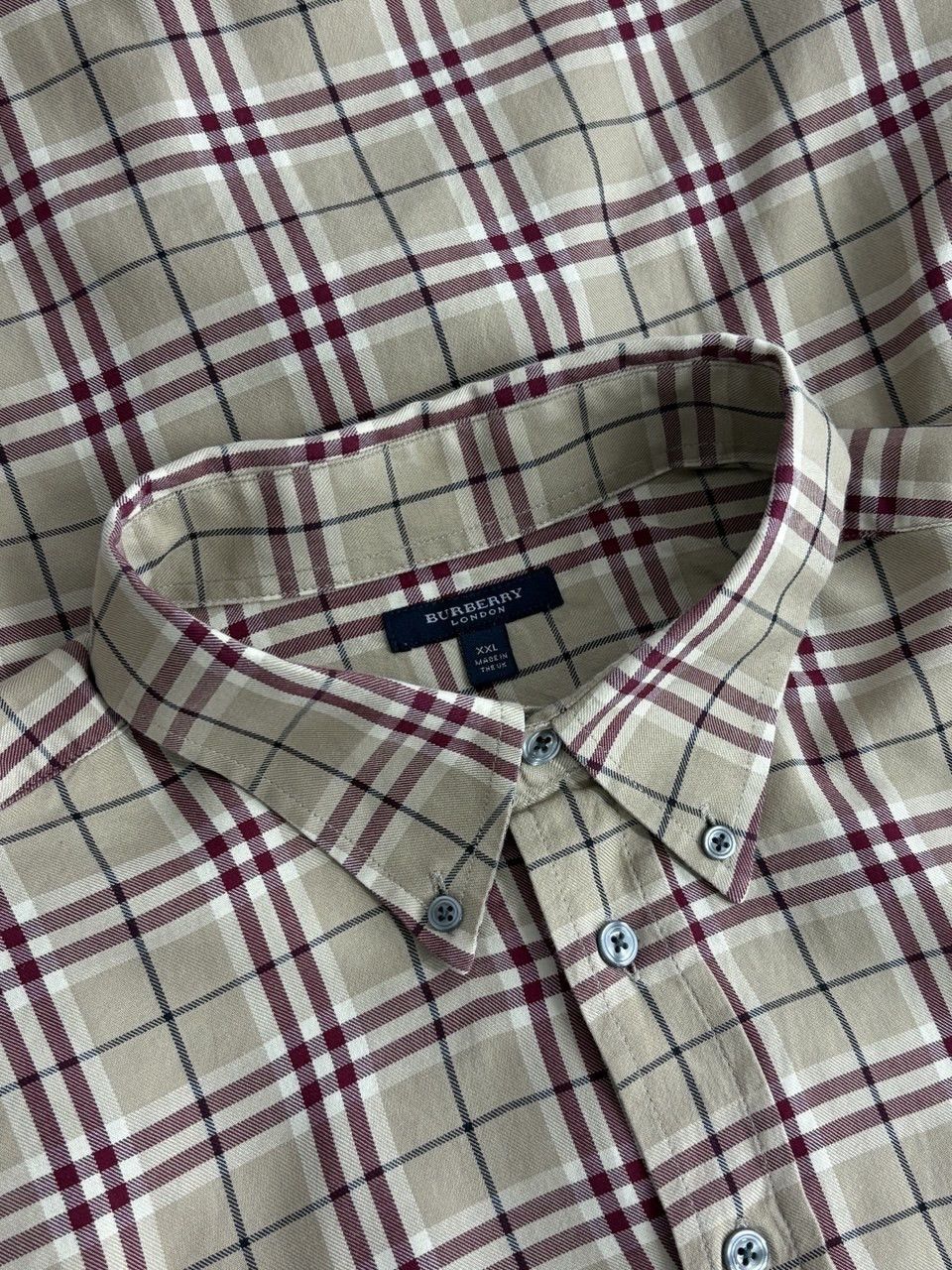 Burberry Burberry London Check All Over Long Sleeve Vintage Shirt Size US XXL / EU 58 / 5 - 17 Thumbnail