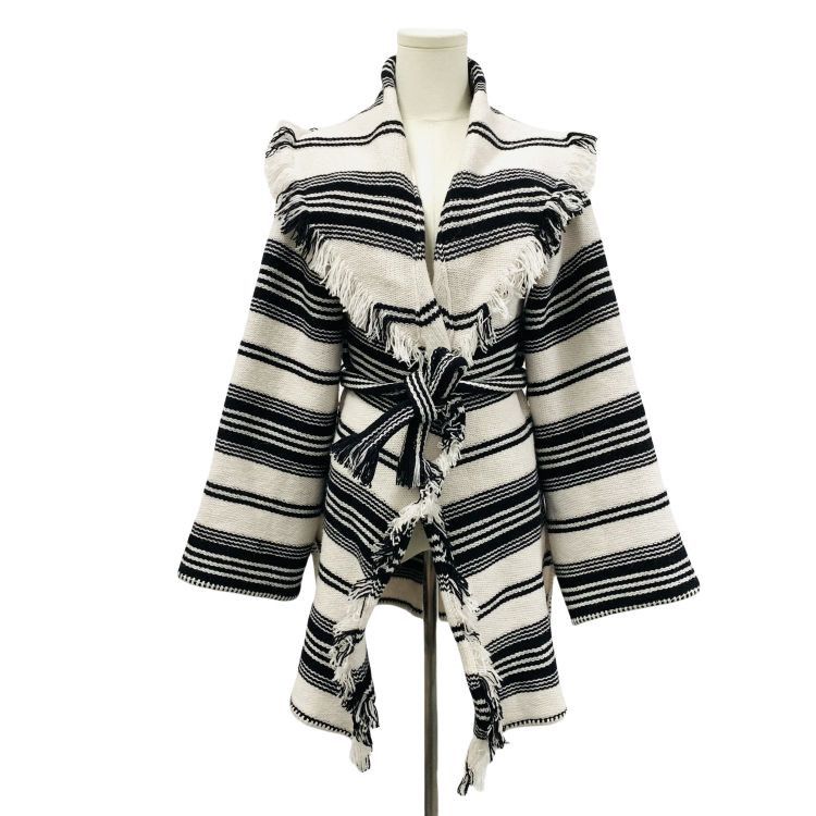 Dior Dior Striped Fringe Sweater Size 34 Size XS / US 0-2 / IT 36-38 - 1 Thumbnail