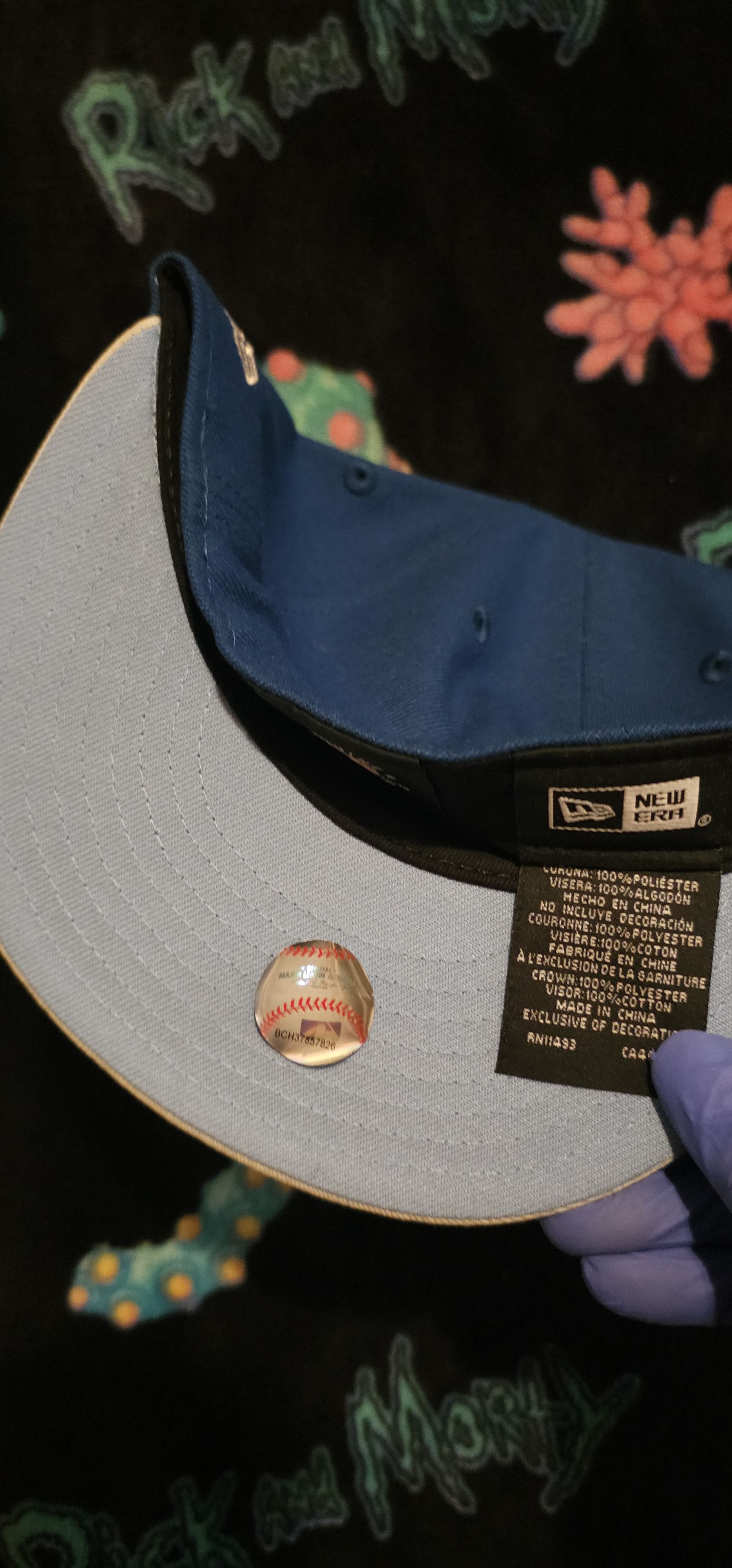New Era Chicago Cubs Script, Jackie Patch Exclusive New era fitted Size ONE SIZE - 5 Thumbnail