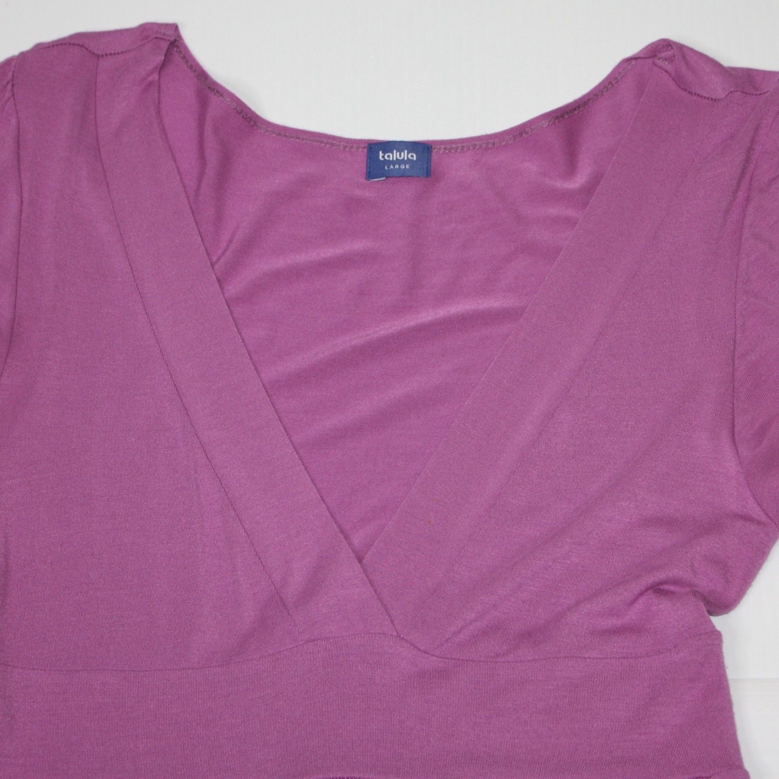 Other Talula by Aritzia Plunging V-neck Dress in Purple size L Size L / US 10 / IT 46 - 6 Thumbnail