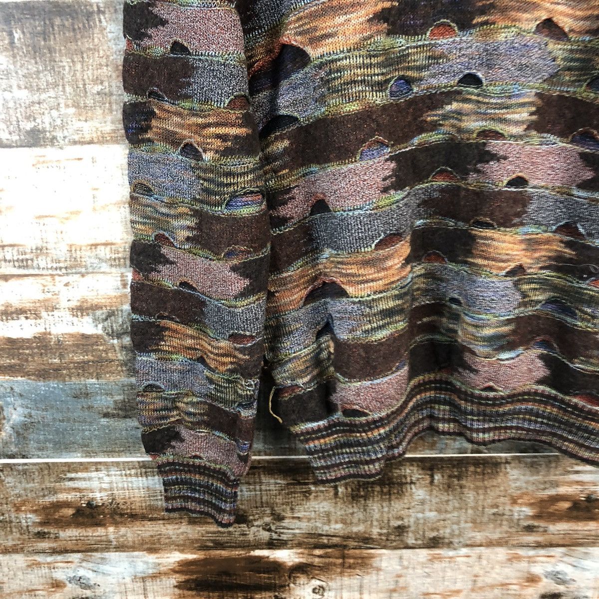 Homespun Knitwear DLL Botto italy Brown like coogi Knitwear #C507 Size US M / EU 48-50 / 2 - 15 Thumbnail