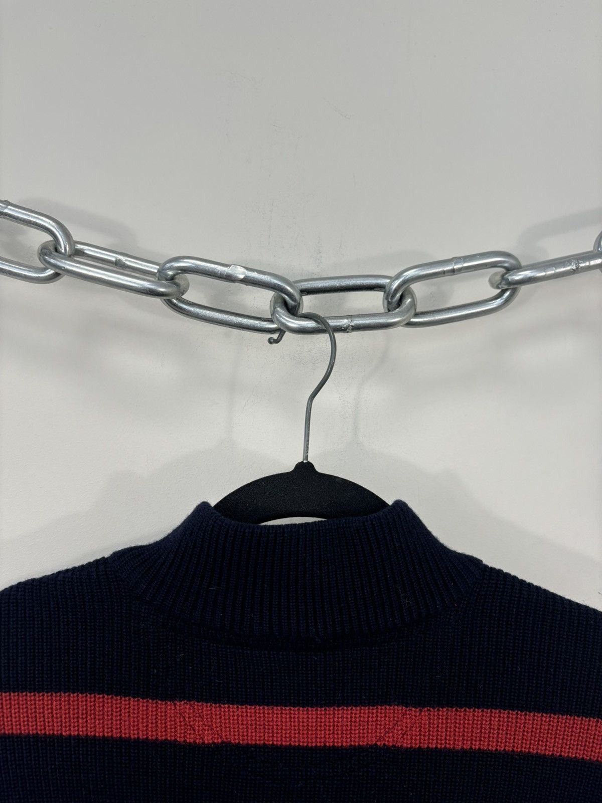 Paul & Shark Paul & Shark Yachting Nautical Micro 1/4 Zip Wool Sweater Size US M / EU 48-50 / 2 - 14 Thumbnail