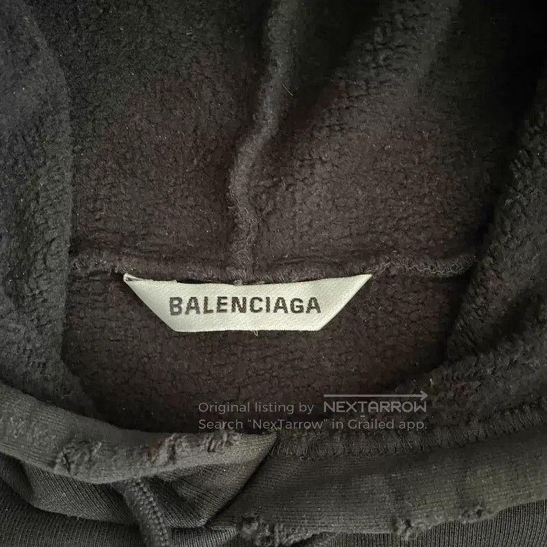 Balenciaga Balenciaga Castle Printed Destroyed Hoodie Sweatshirt Size US M / EU 48-50 / 2 - 4 Thumbnail