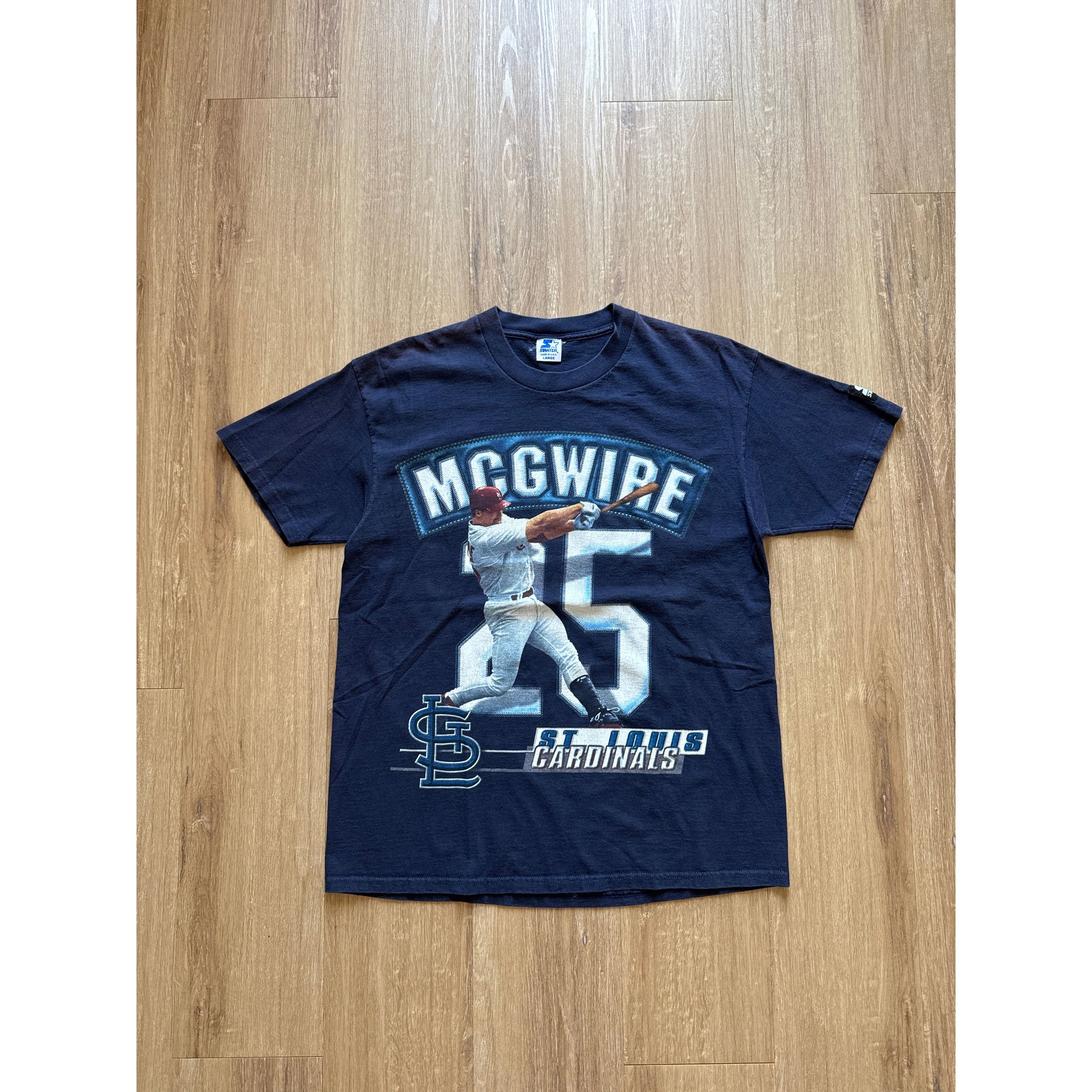 Starter Vintage Starter Mark McGwire St. louis Cardinals Tee Size US L / EU 52-54 / 3 - 1 Thumbnail