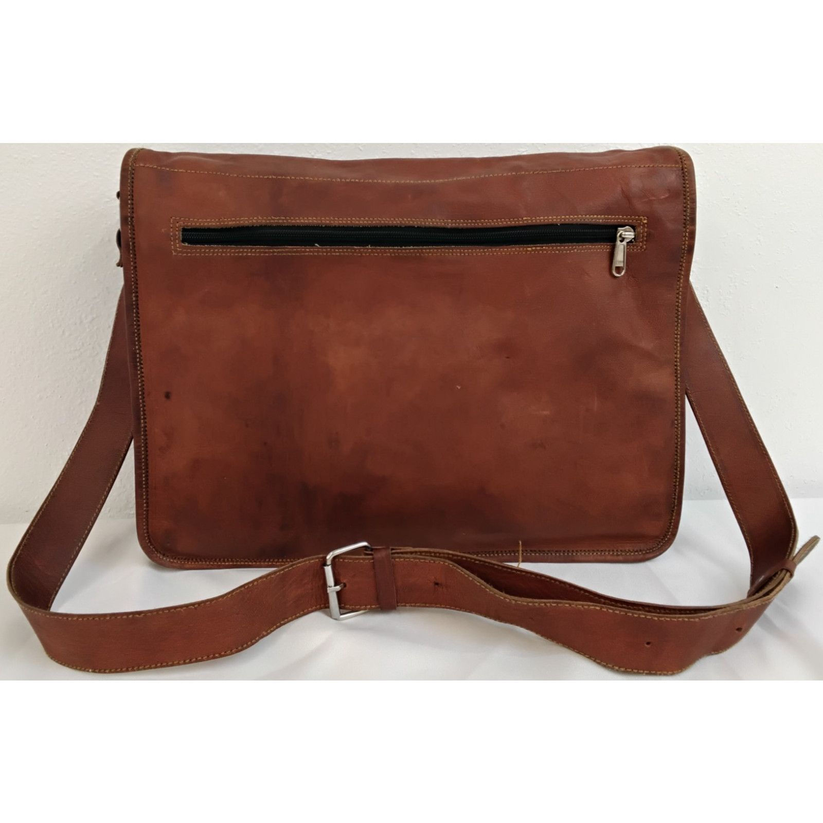 Carbon Carbon 2 Cobalt Messenger Bag Brown Full Grain Leather Size ONE SIZE - 4 Thumbnail