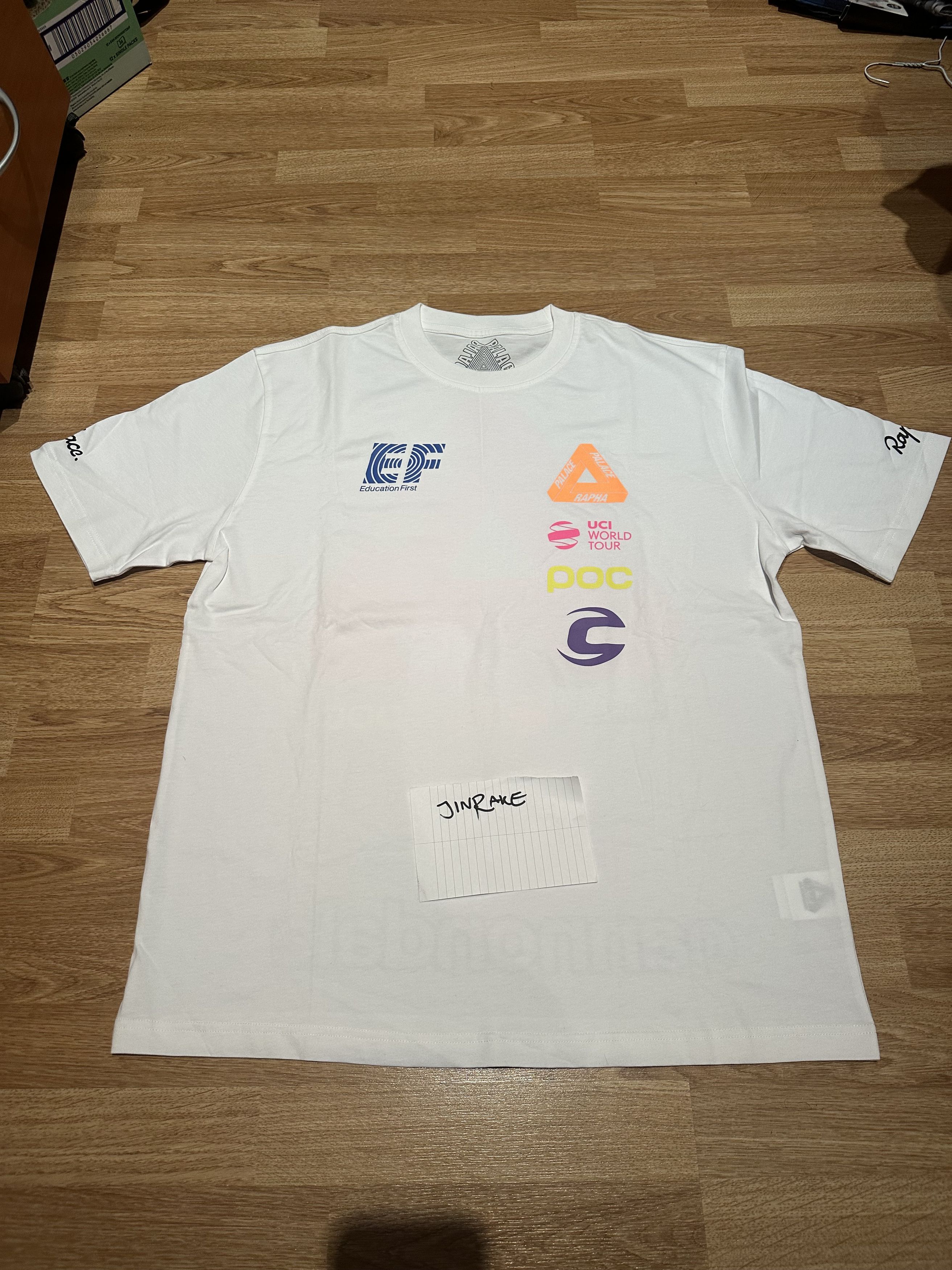 Palace × Rapha Palace Rapha Cannondale Off Bike T-shirt | Size XL | White Size US XL / EU 56 / 4 - 1 Thumbnail