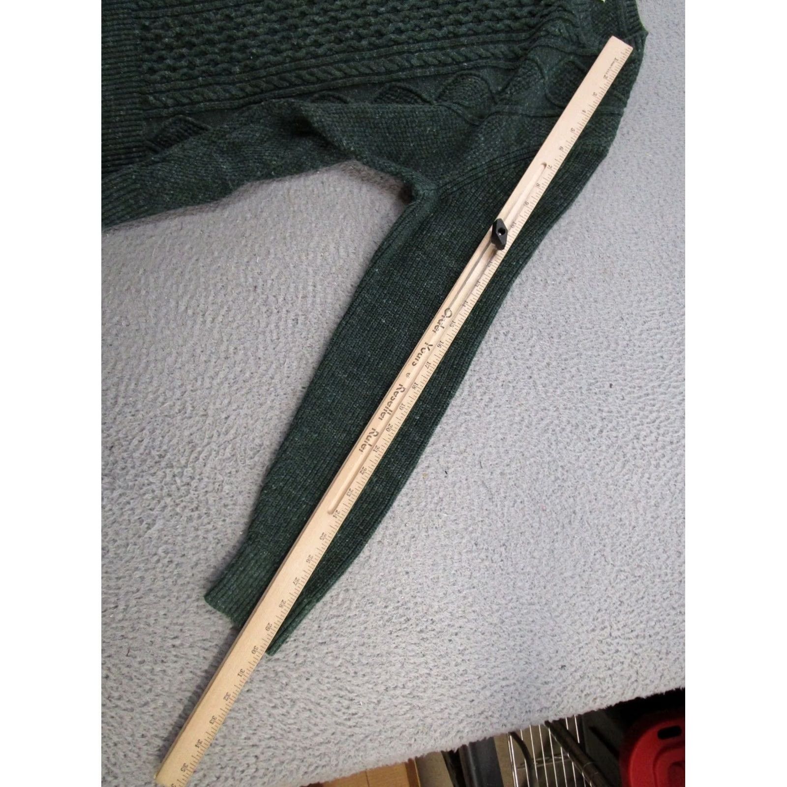 Gap Gap Womens Sweater Pullover Knit Fisherman Cotton Green Size M Long Sleeve Size M / US 6-8 / IT 42-44 - 7 Thumbnail