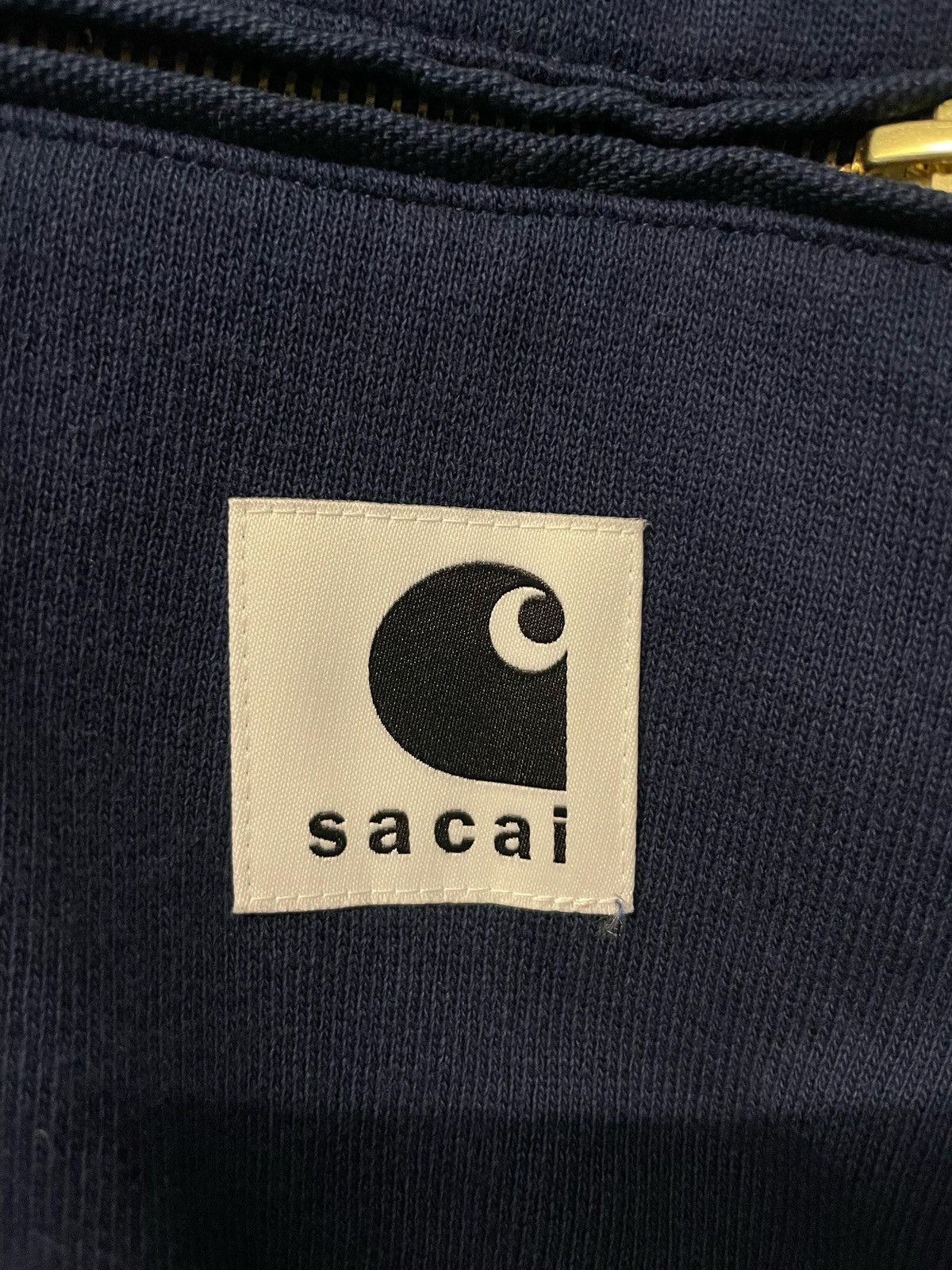 Carhartt Wip × Sacai Sacai x Carhartt WIP SS26 Zip-Up Hoodie Size US M / EU 48-50 / 2 - 11 Thumbnail
