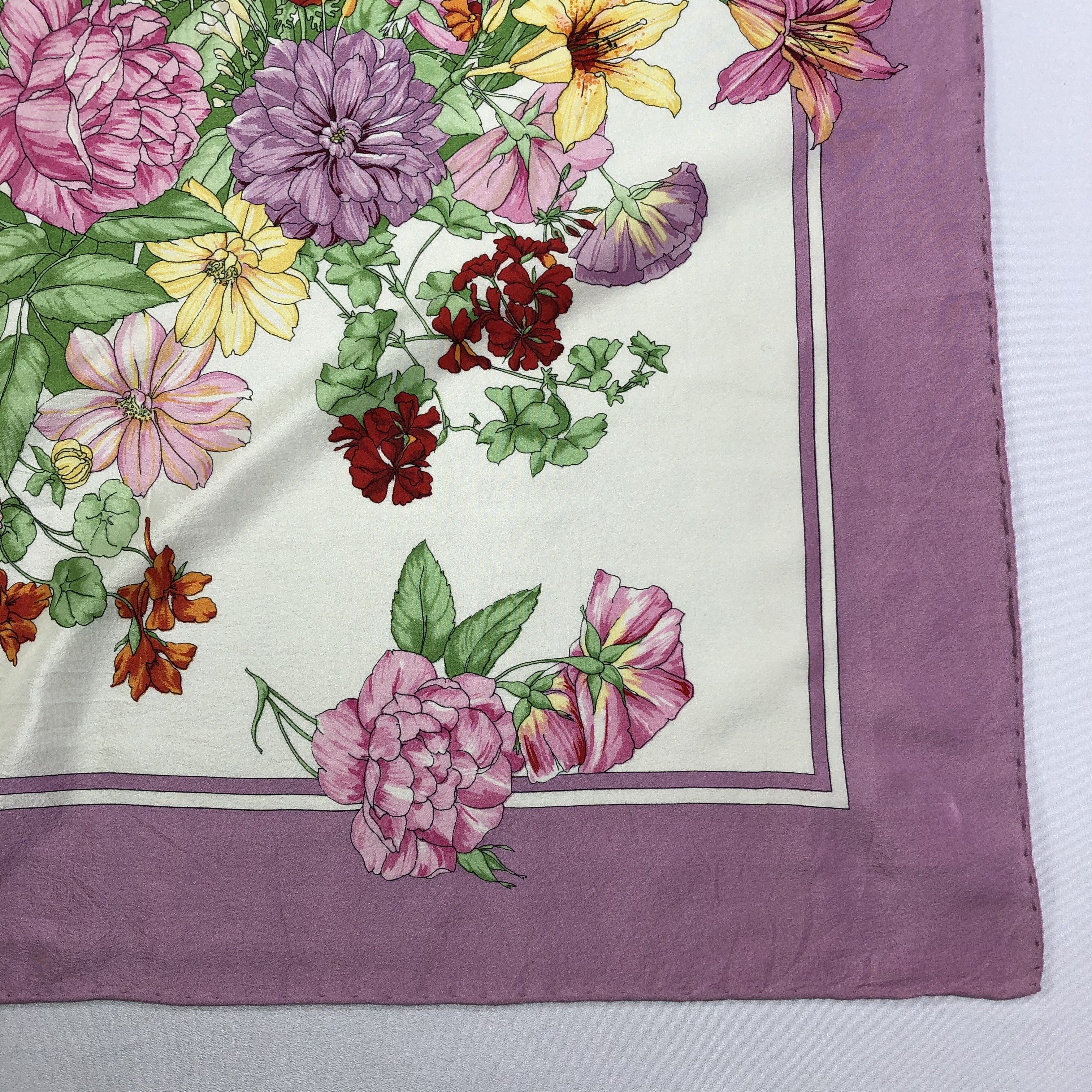 Vintage Vintage Silk Scarf Size ONE SIZE - 4 Thumbnail