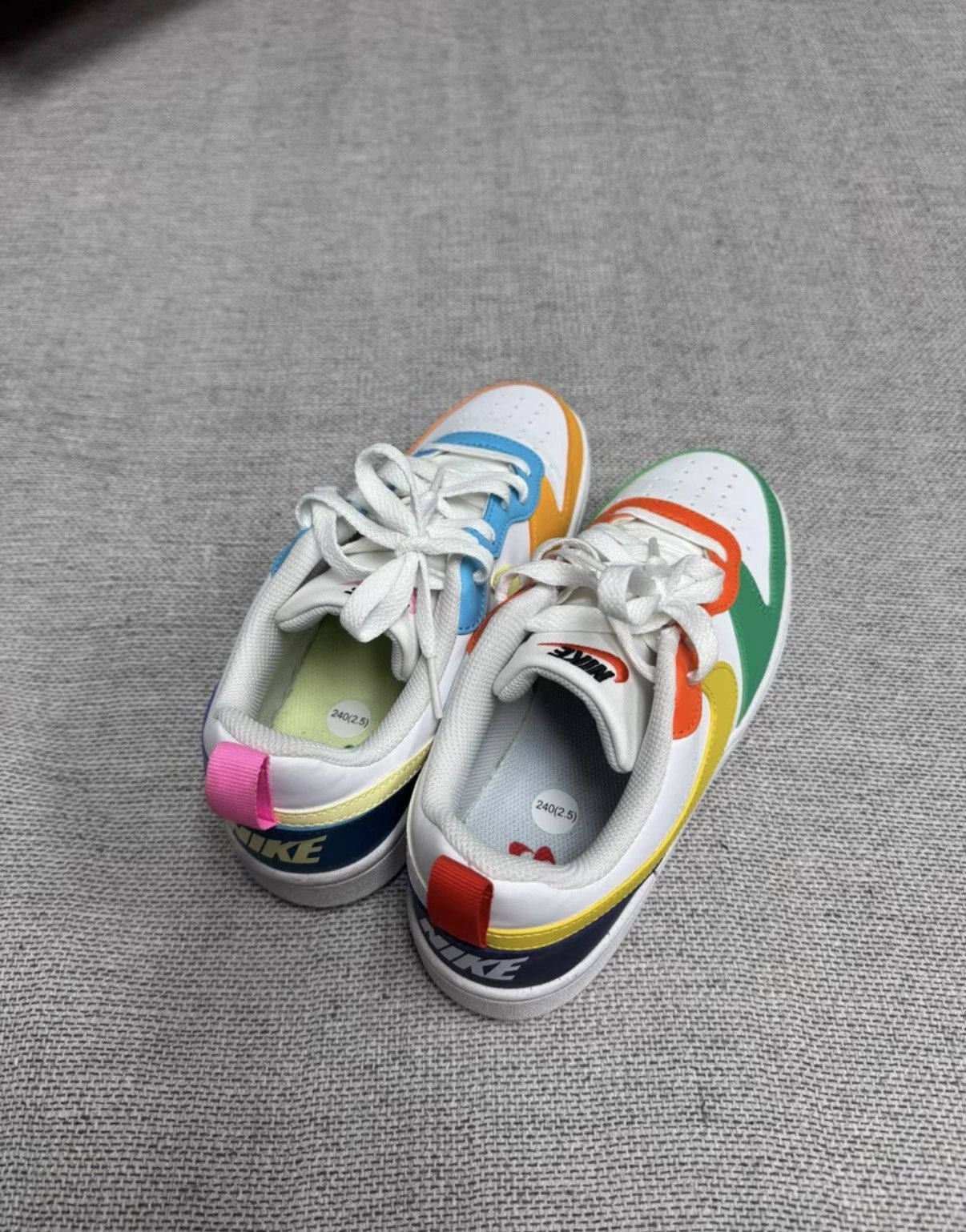 Nike Nike Court Borough Low GS Mismatched Sneakers K37 Size US 8.5 / IT 38.5 - 5 Thumbnail