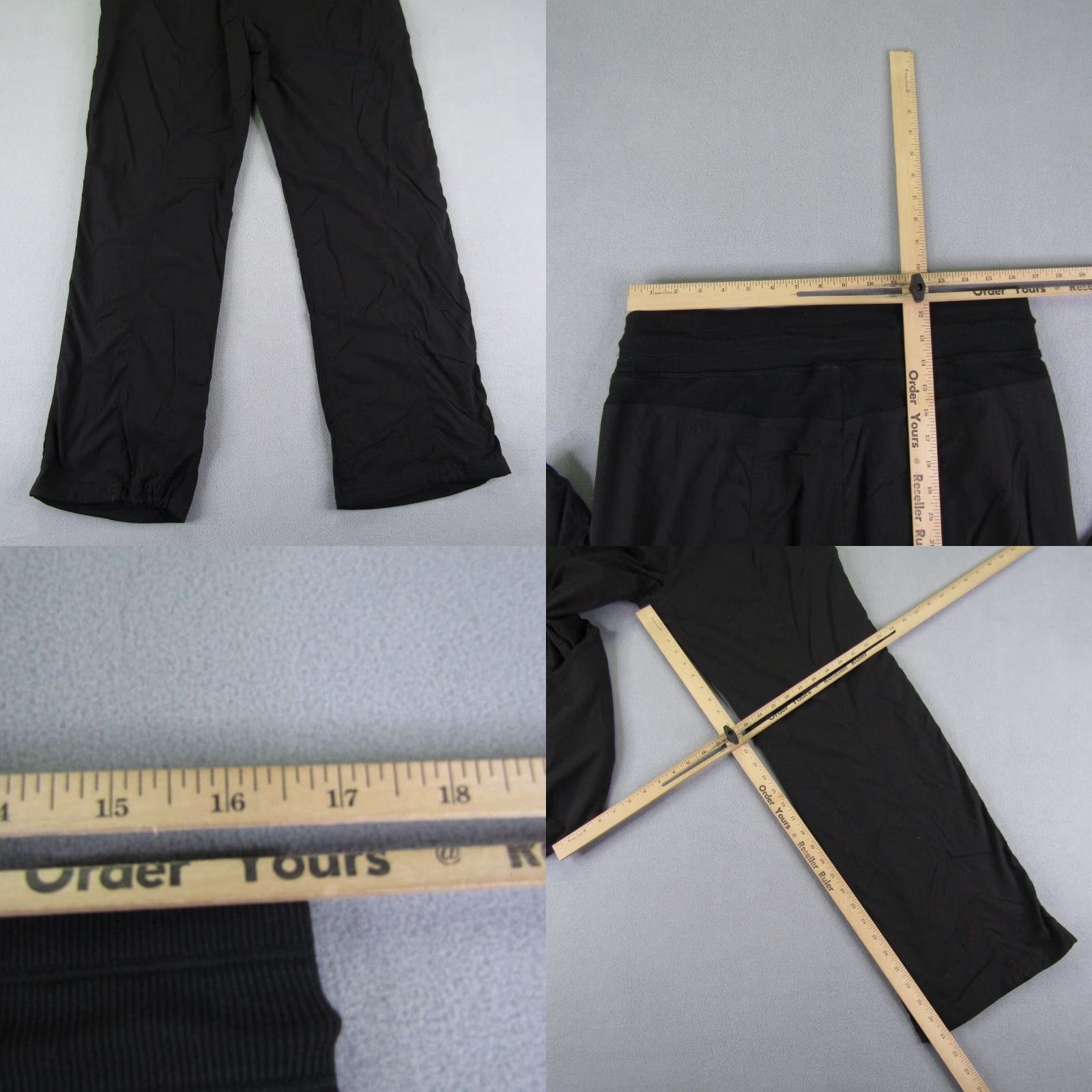 Lululemon Lululemon Pants Women 12 Black Jogger Activewear Yoga Gym Dance Studio III Elastic Waist Pockets 31in Inseam Size 34" / US 12 / IT 48 - 8 Thumbnail
