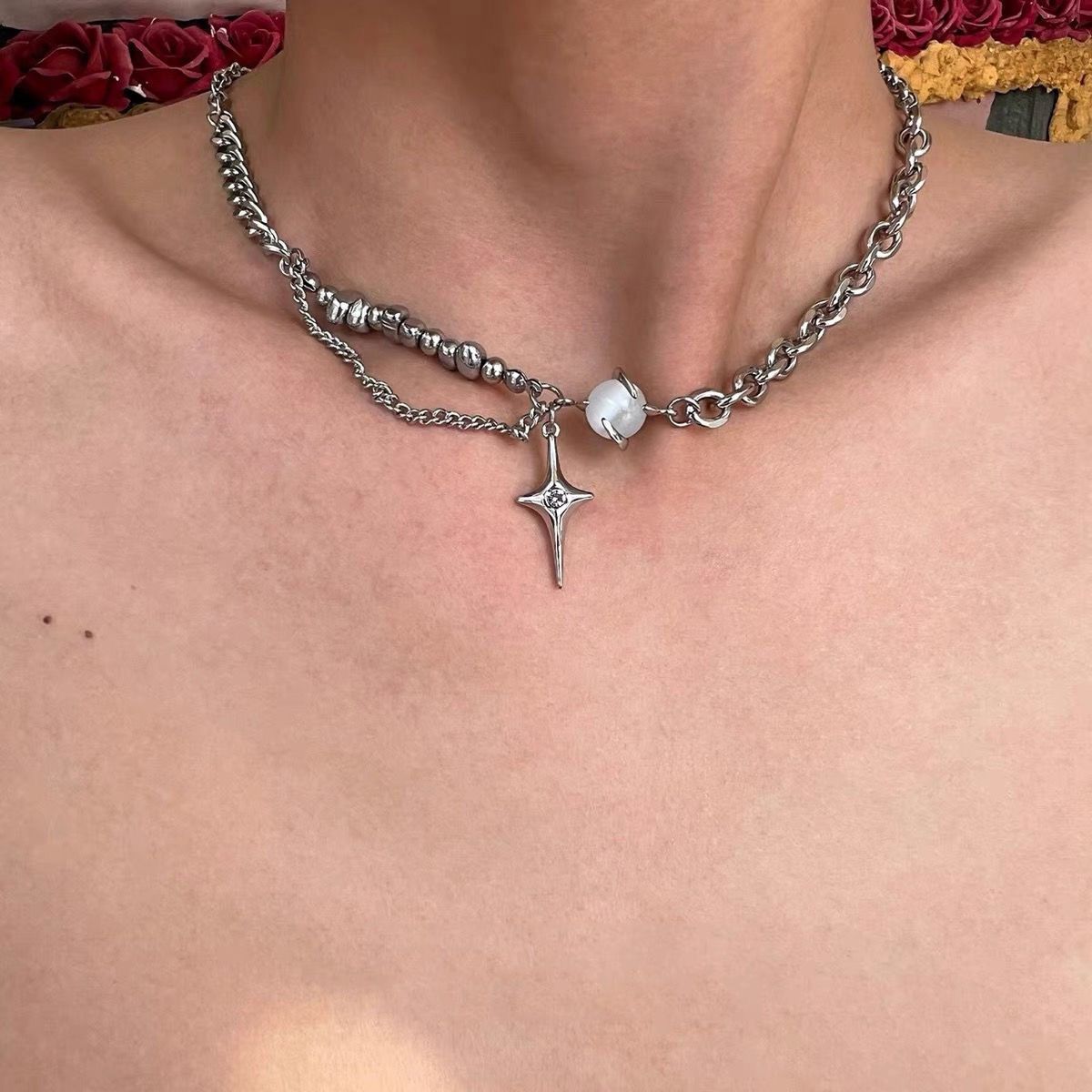 Japanese Brand × Jewelry Retro punk necklace Size ONE SIZE - 1 Thumbnail