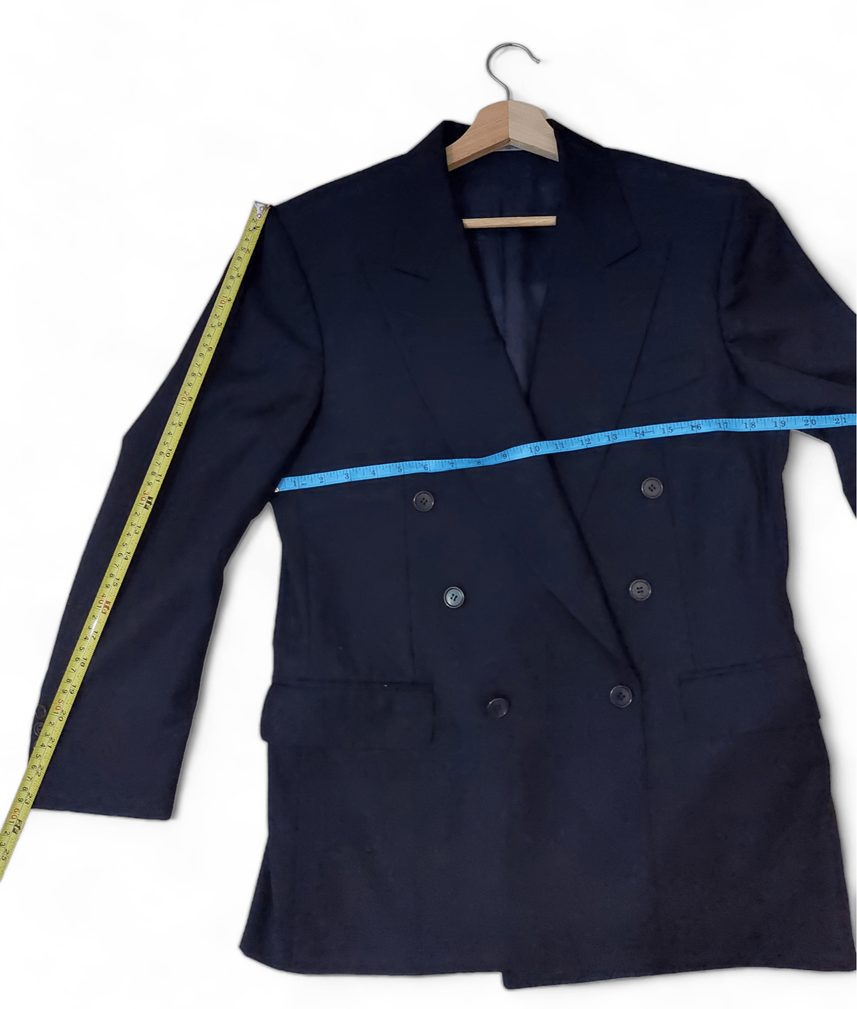 Lanvin Vintage Lanvin Paris Double Breasted Coat Size 44R - 11 Thumbnail