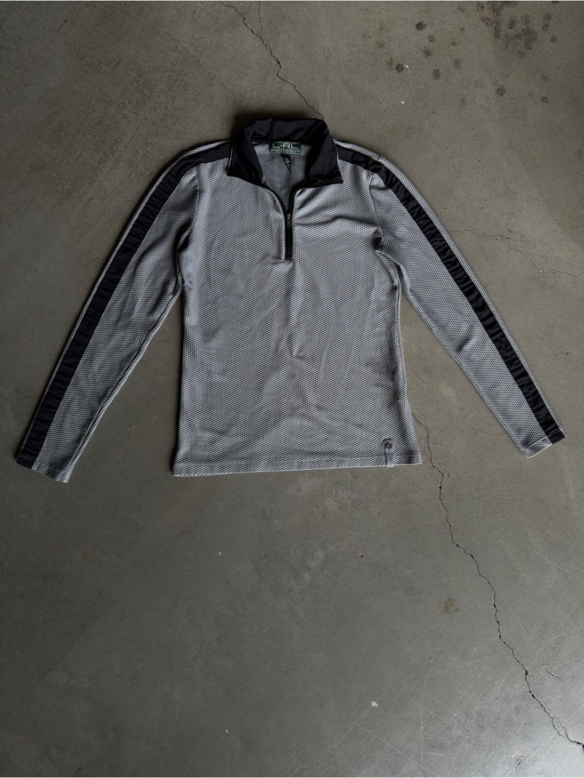 Other Lauren Active / Athletic Quarter Zip Pullover / Gray Black Size M / US 6-8 / IT 42-44 - 2 Thumbnail