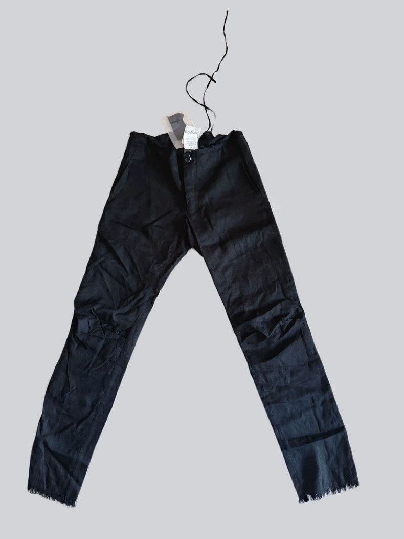 Yohji Yamamoto Yohji Yamamoto size 1 Mainline low-rise lace-up linen pants Size US 28 / EU 44 - 2 Thumbnail