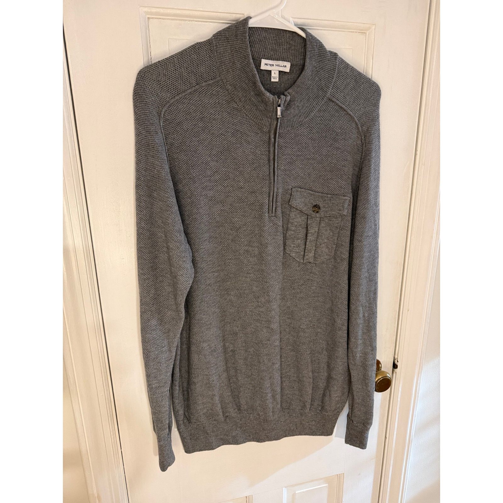 Peter Millar Peter Millar Gray Qtr Zip Pull-Over Size Large Size US L / EU 52-54 / 3 - 1 Thumbnail