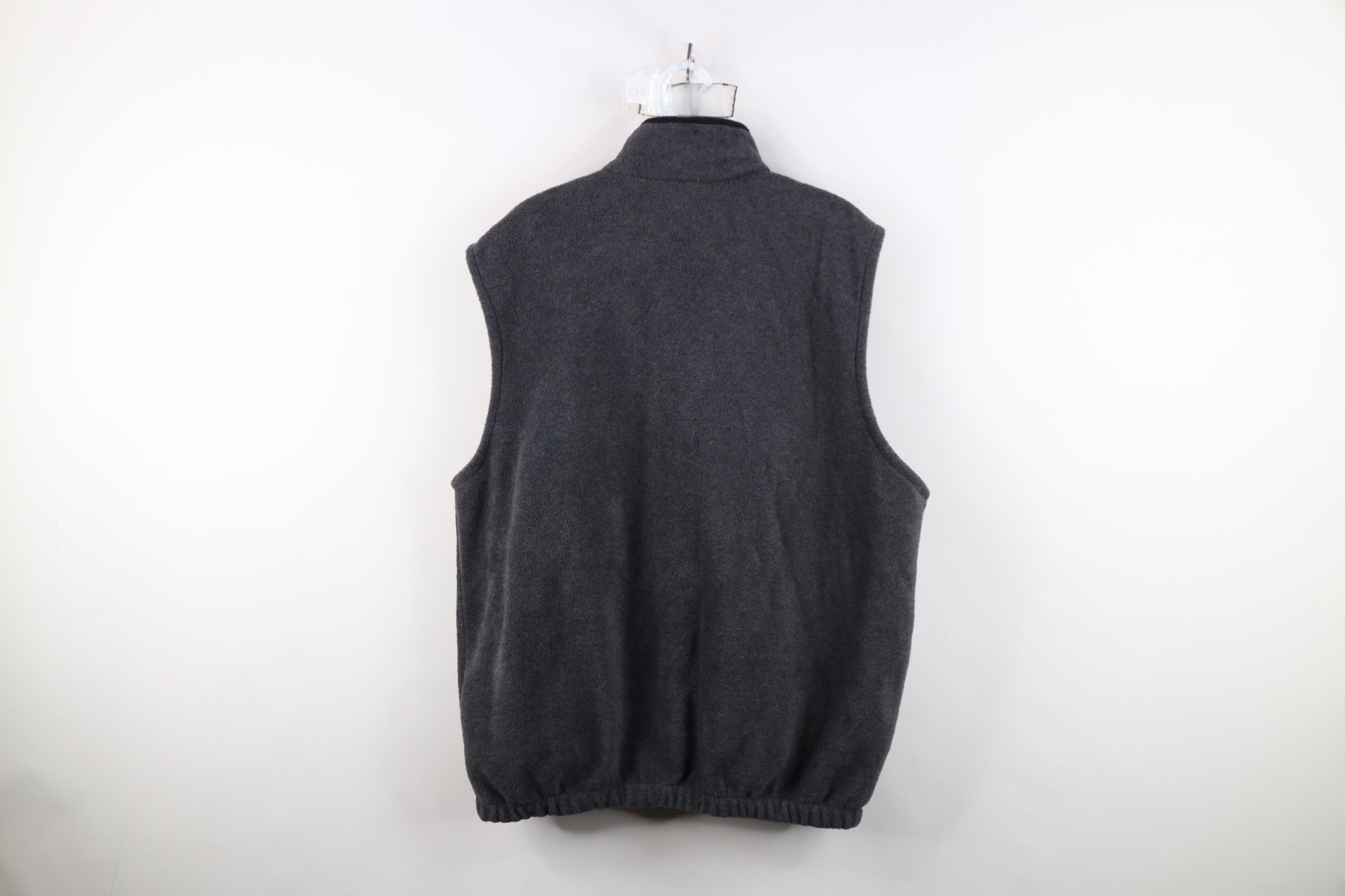 Vintage Vintage 90s Streetwear Fleece Full Zip Vest Jacket USA Size US XL / EU 56 / 4 - 10 Thumbnail