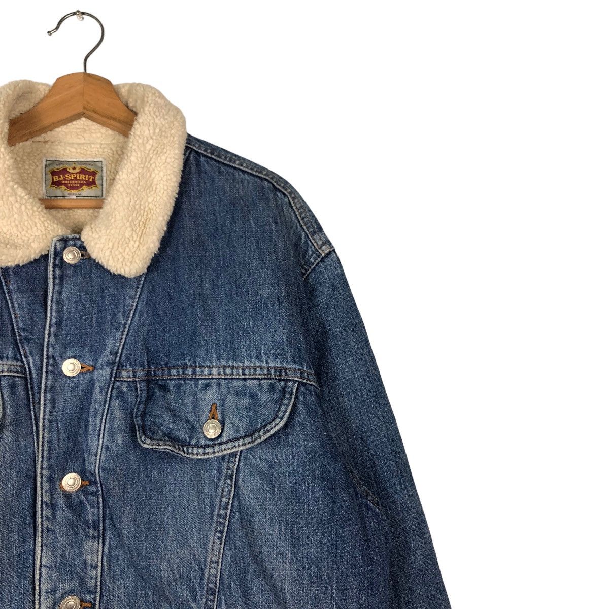 Hysteric Glamour 🔥Cropped Trucker Denim Jacket Biker BJ Spirit Japan Made Size US L / EU 52-54 / 3 - 6 Thumbnail