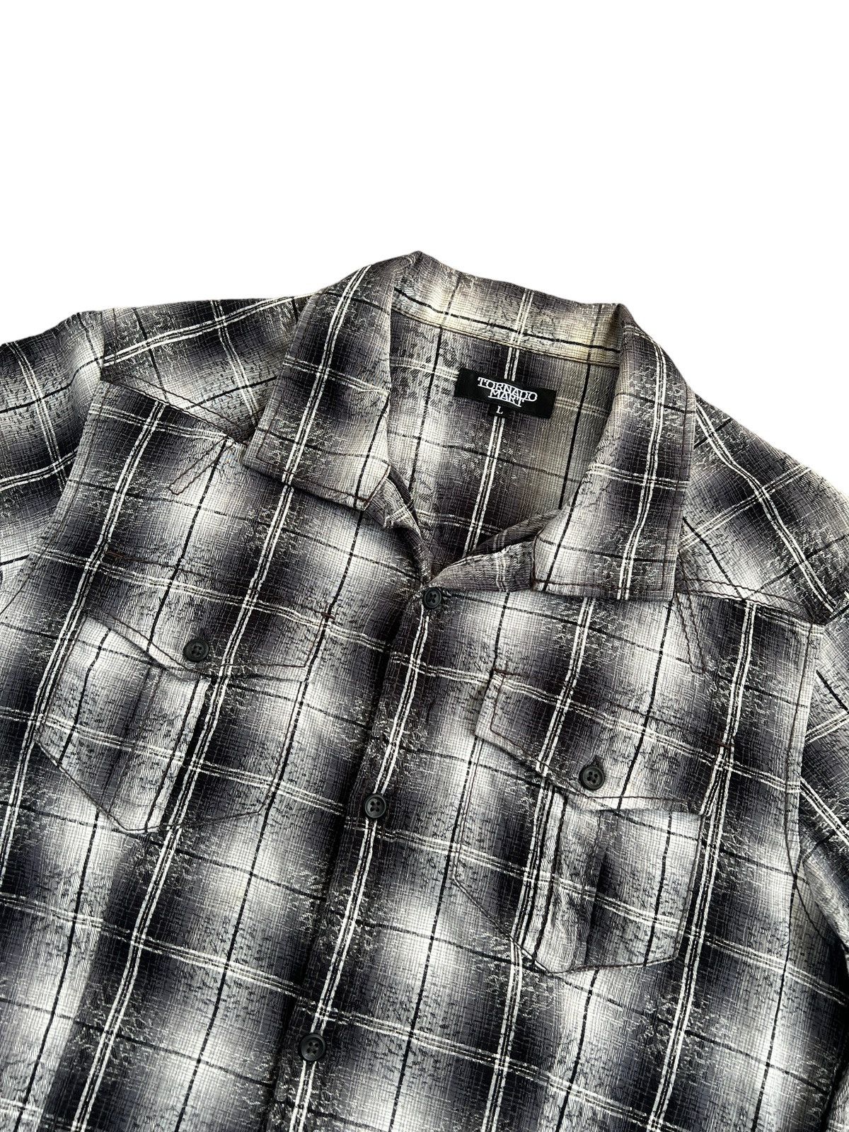 Japanese Brand × Tornado Mart Tornado Mart Open Collar Western Button Up Shirt Size US S / EU 44-46 / 1 - 3 Thumbnail