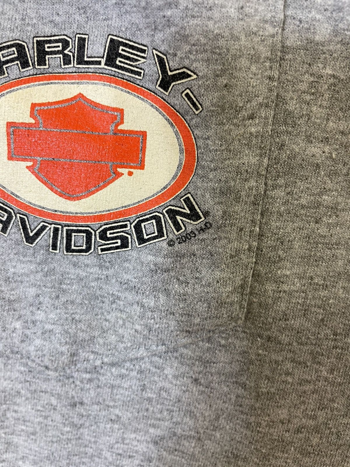 Harley Davidson × Vintage Vintage 2003 Harley-Davidson Pocket T-Shirt - XXL Size US XXL / EU 58 / 5 - 3 Thumbnail
