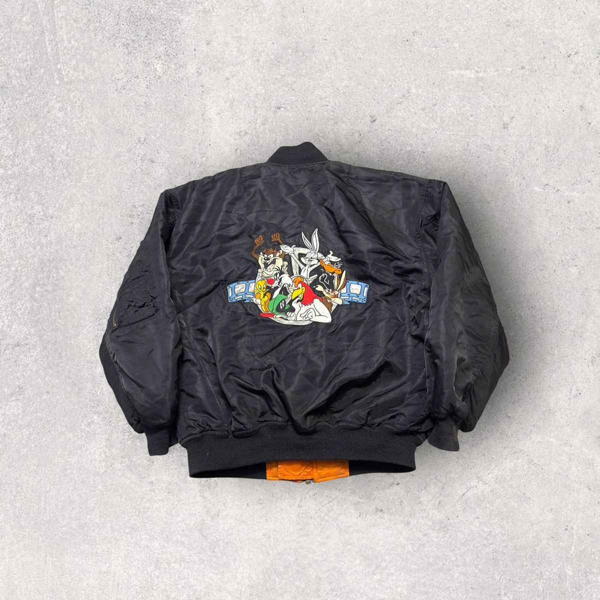 Vintage Looney Tunes bomber jacket
